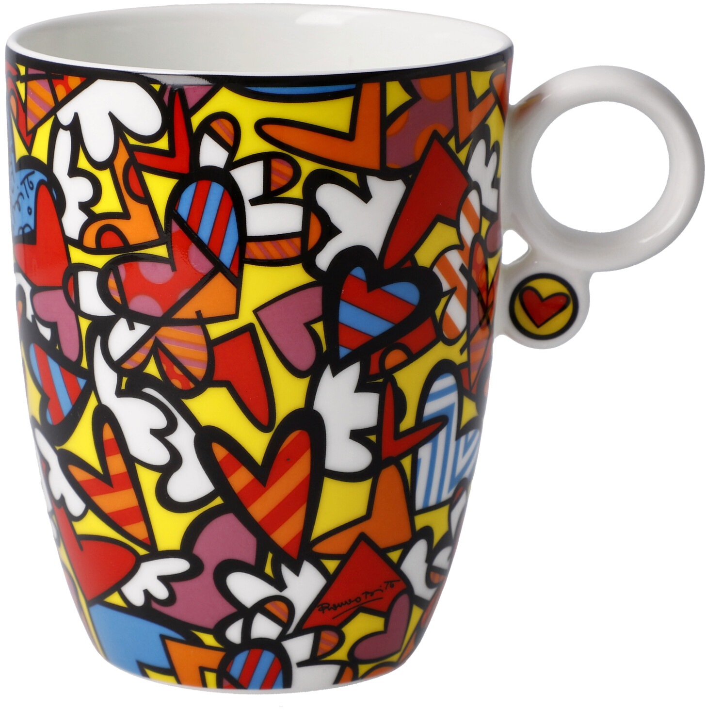 Goebel Tasse "Britto", Pop Art, Künstlertasse, Romero Britto - All We Need günstig online kaufen