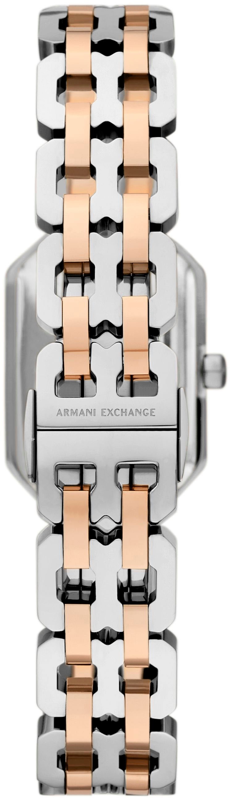 ARMANI EXCHANGE Quarzuhr, Armbanduhr, Damenuhr, Edelstahlarmband, analog