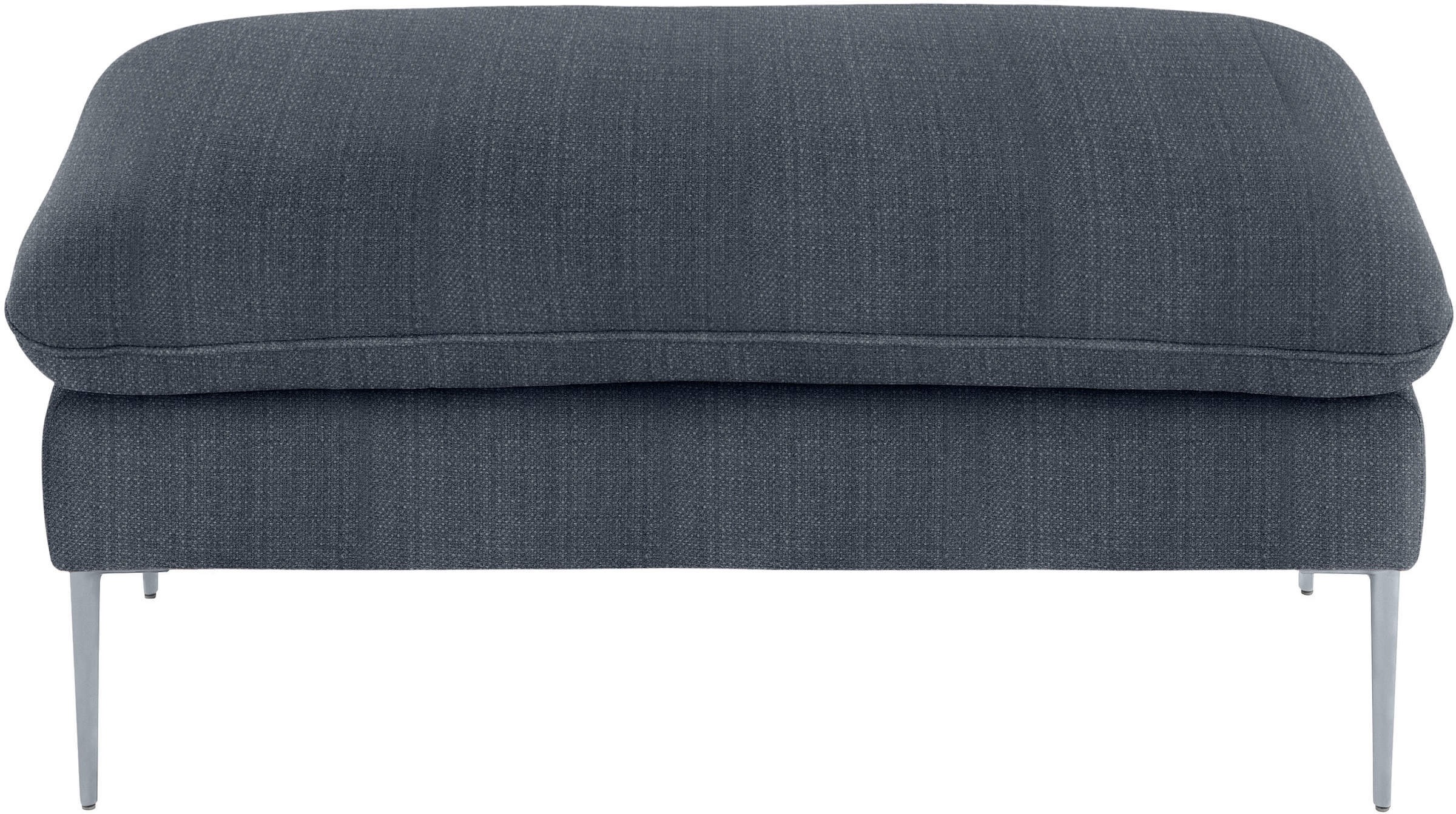 W.SCHILLIG Hocker »enjoy&MORE«, Füße silber matt, Breite 106 cm