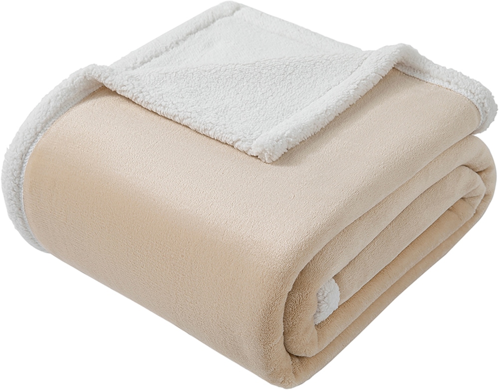 OTTO home Wohndecke "Sennu" 420g/m², flauschige, Wohndecke mit Teddyoptik, Tagesdecke