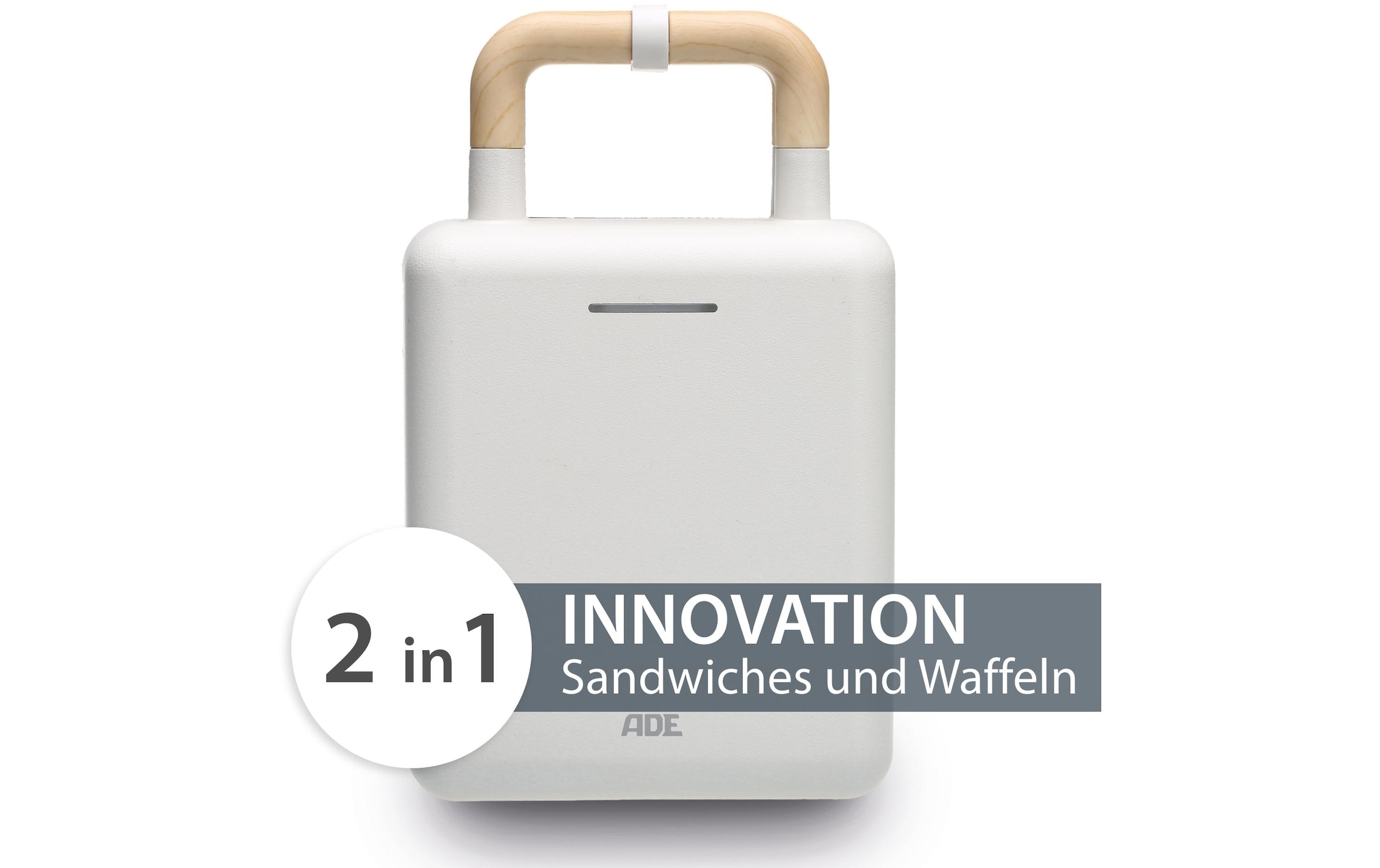 ADE Waffeleisen »Weiss« 600 W