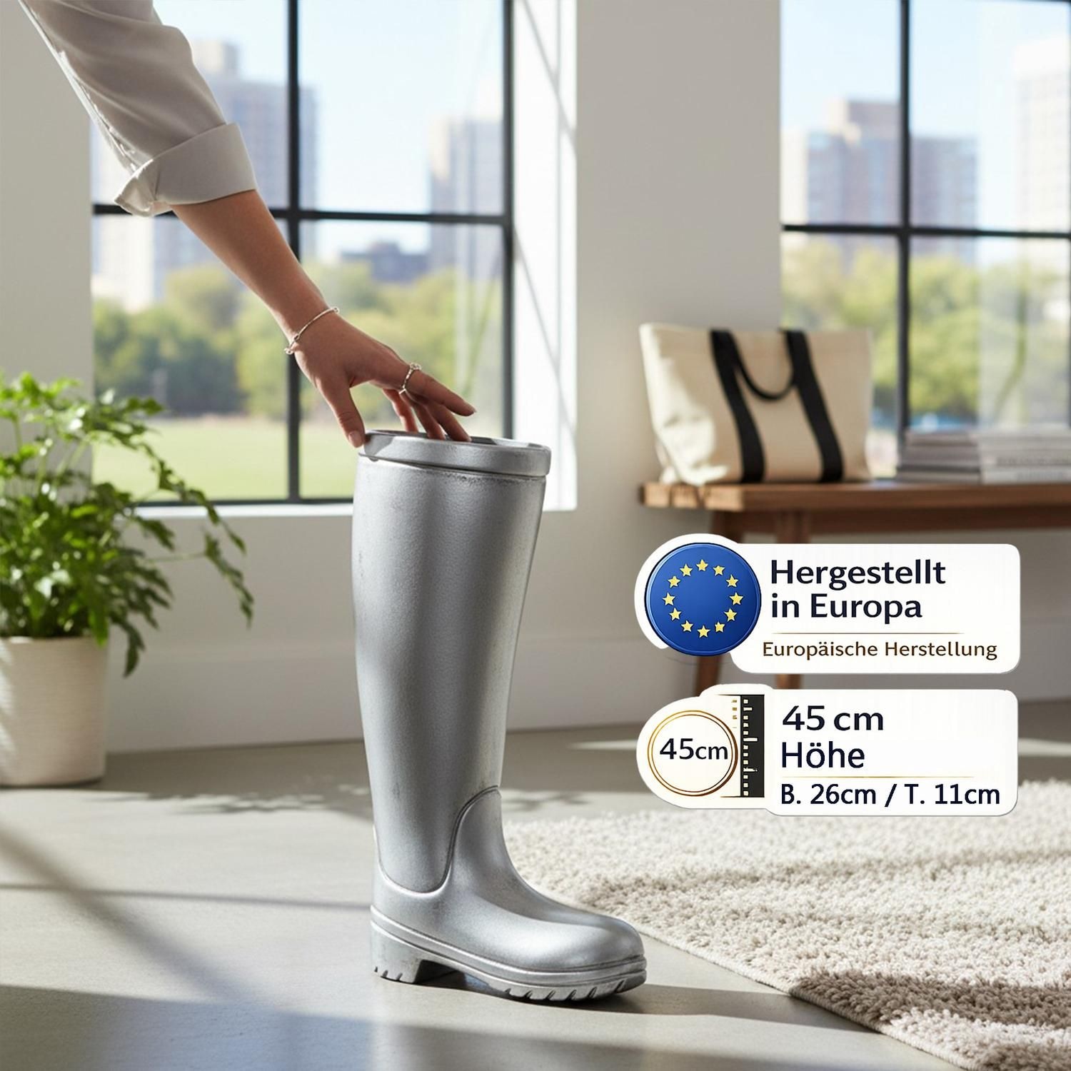kommode weiß 30 cm tief Inn.Furn Hochglanz cm, Flurkommode Türanschlag wechselbar, Mehrzweckschrank online kaufen ➤ mömax Farbe:Lila/Weiß