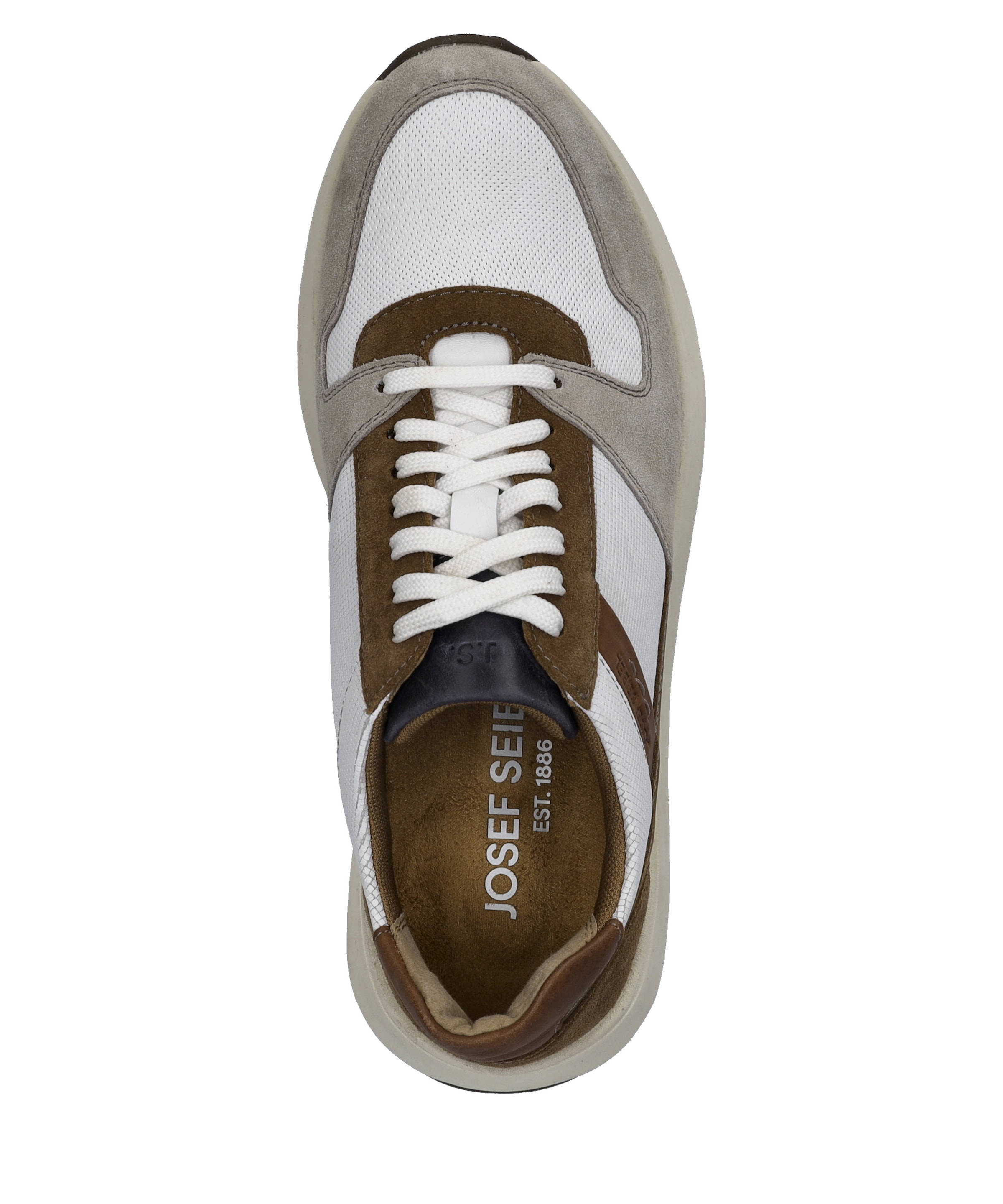 Josef Seibel Sneaker »Cameron 10, weiss-braun«
