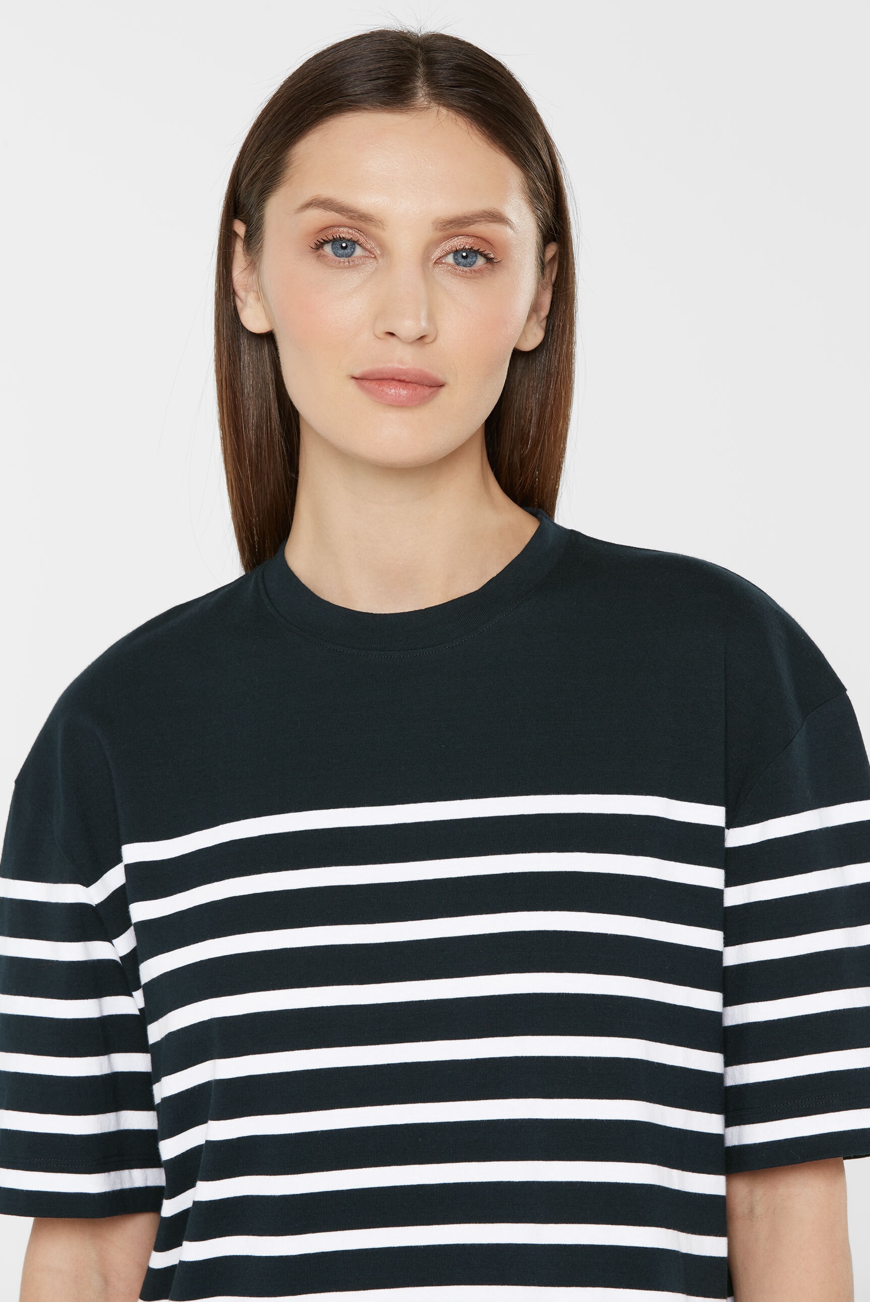 SENSES.THE LABEL Rundhalsshirt, aus Baumwolle