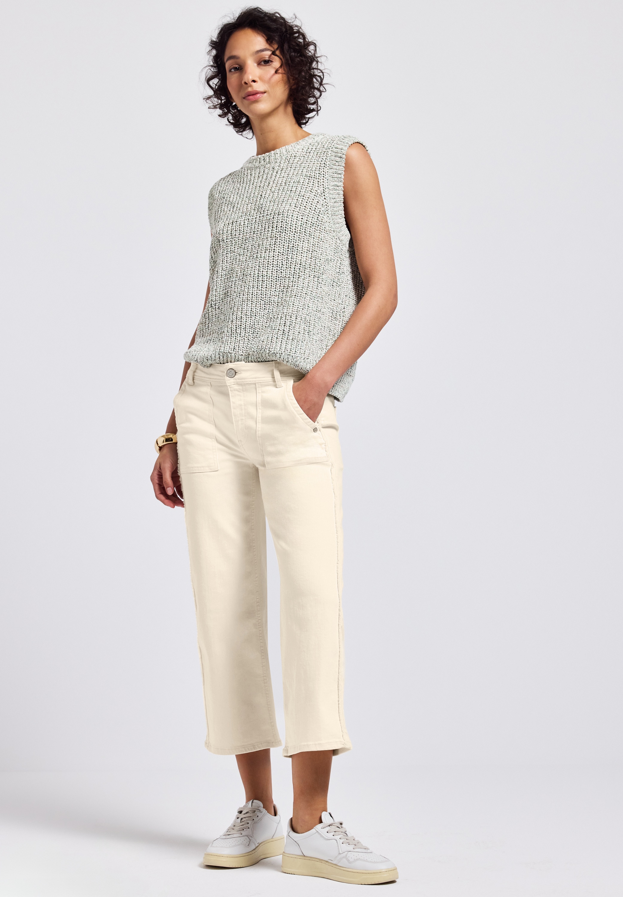 STREET ONE Loose-fit-Jeans, mit Taschen