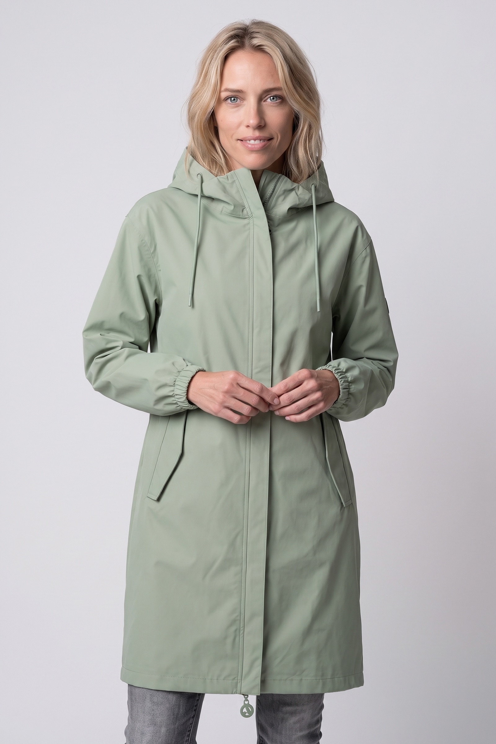 Alife & Kickin Regenjacke »Damen TirilAK A Regenjacke, Jacke« Wasserabweisend, Kapuze mit Kordelzug, Zwei-Wege-Reißverschluss