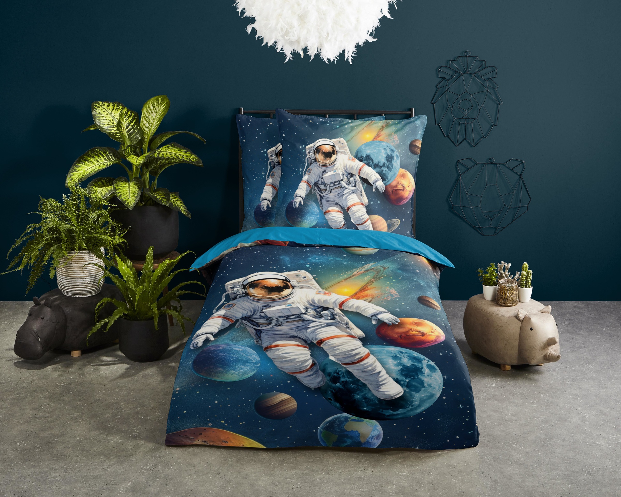 PURE luxury collection Kinderbettwäsche "Saros" 2 Stk. tlg. Mikrofaser, 135 günstig online kaufen