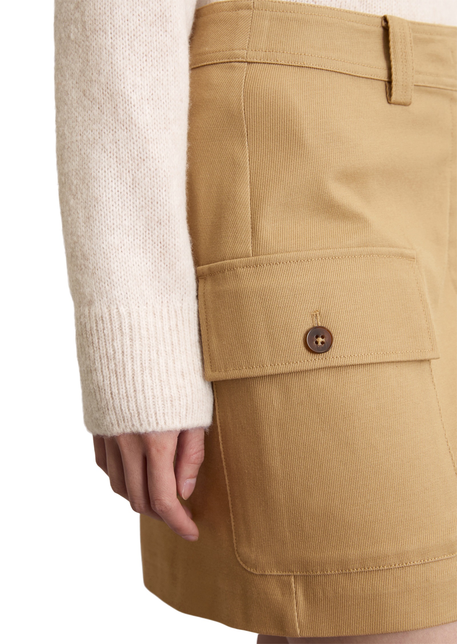 Marc O'Polo Webrock Damen Rock Braun 36 3