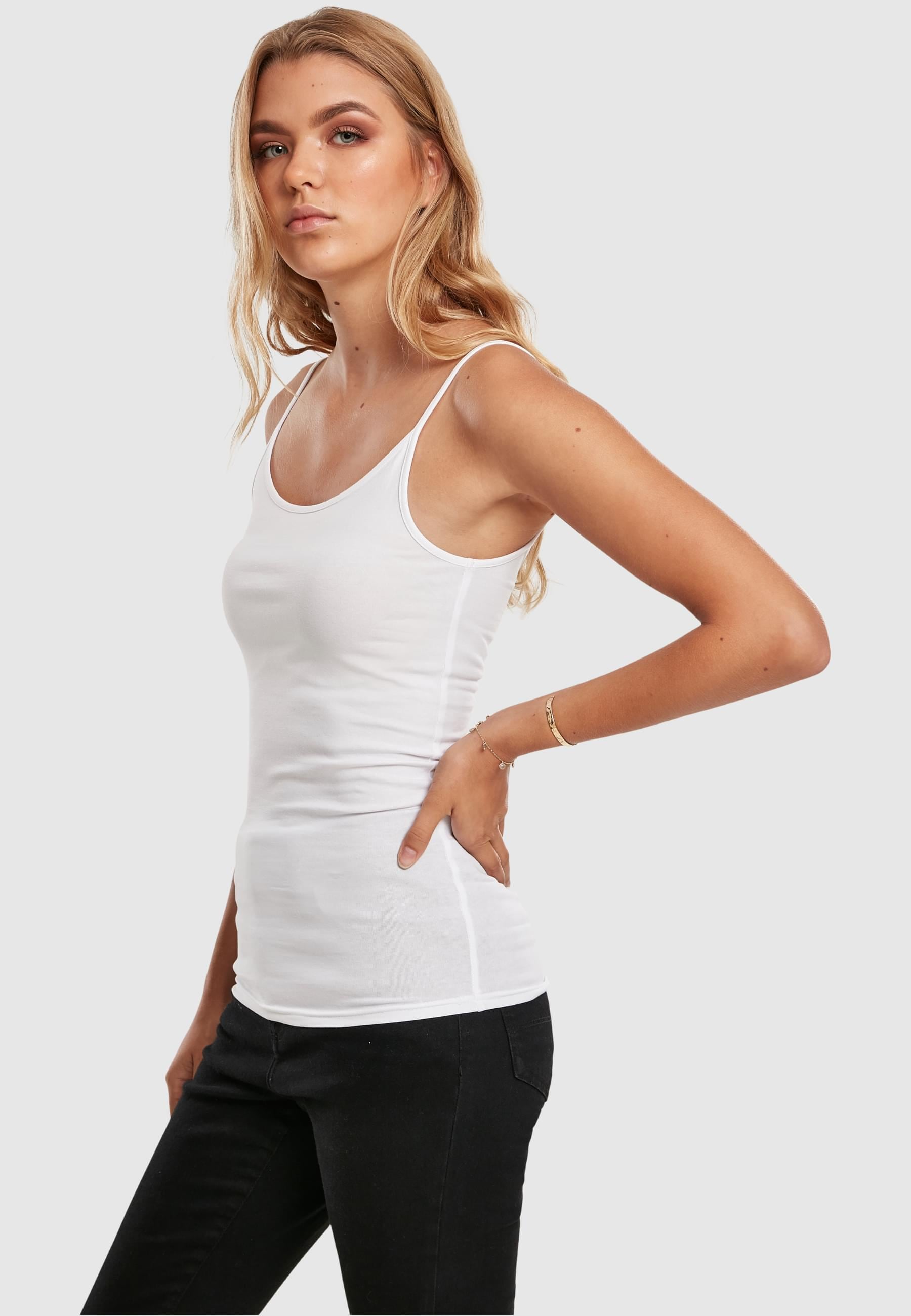URBAN CLASSICS Muskelshirt »Urban Classics Damen Ladies Basic Top 2-Pack«, (1 tlg.)