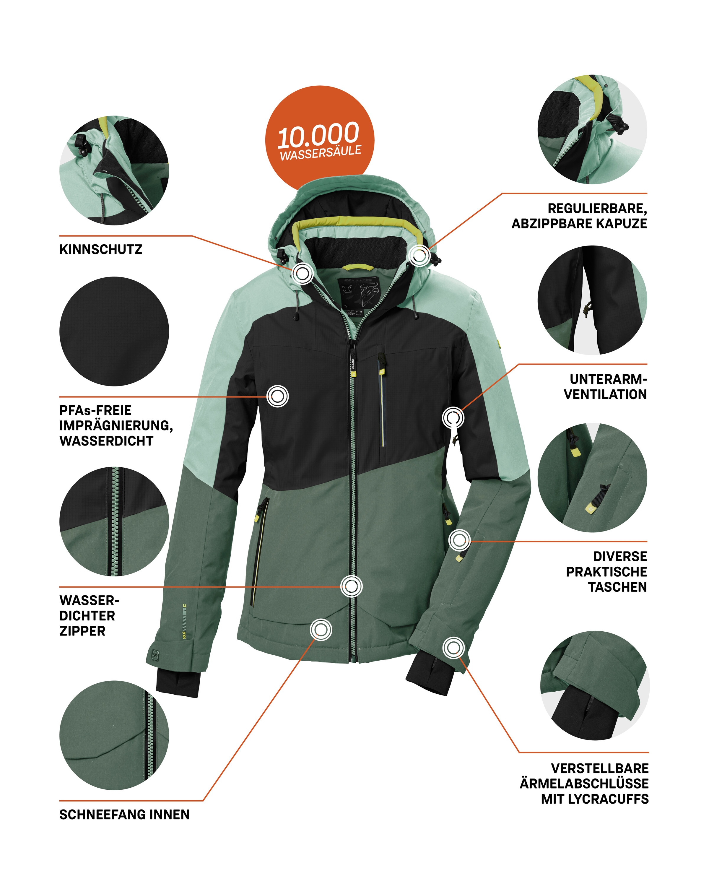 Killtec Skijacke »KSW 37 WMN SKI JCKT«