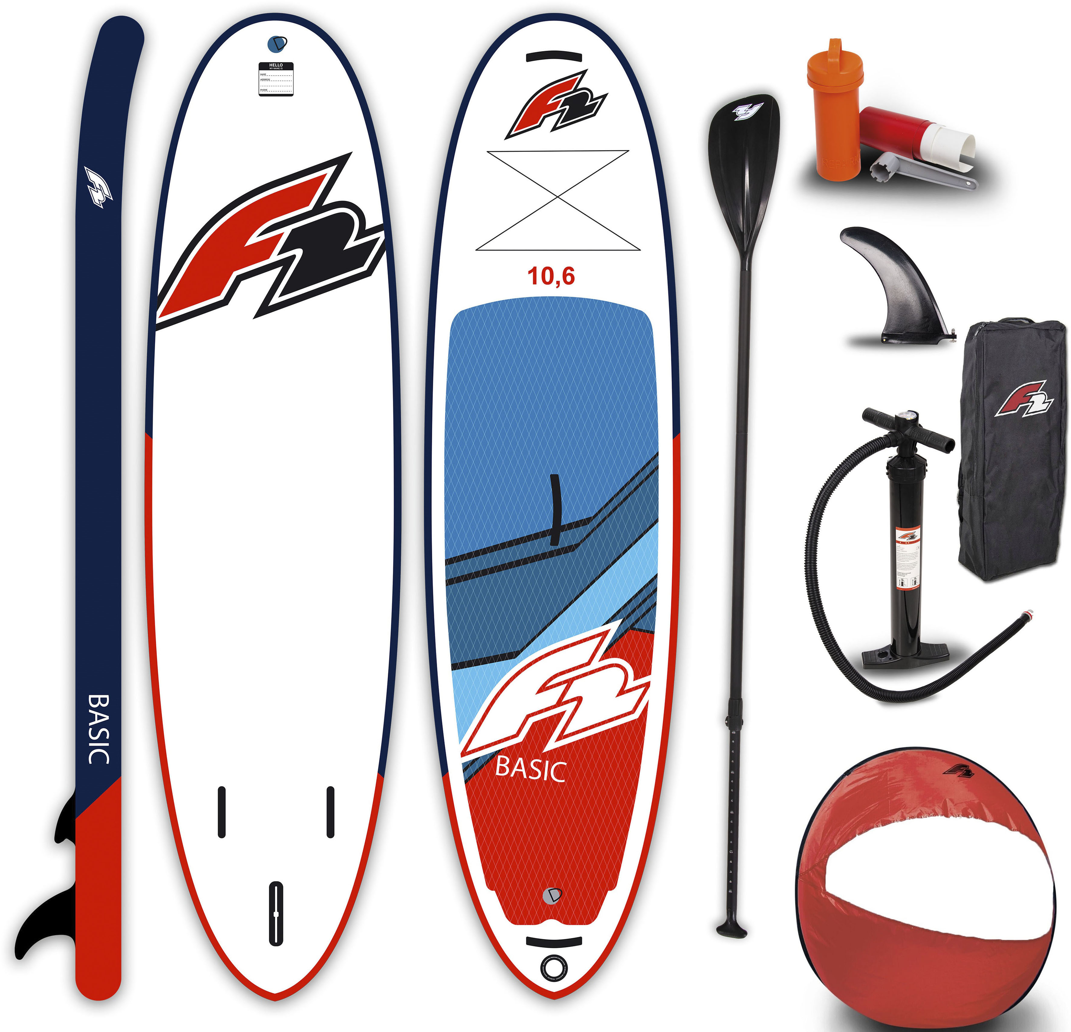 F2 Inflatable SUP-Board »Basic«, (Packung, 5 tlg.) auf Rechnung | BAUR | SUP-Boards
