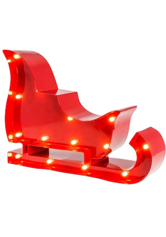 LED Dekolicht »Christmas Sled«, 14 flammig-flammig