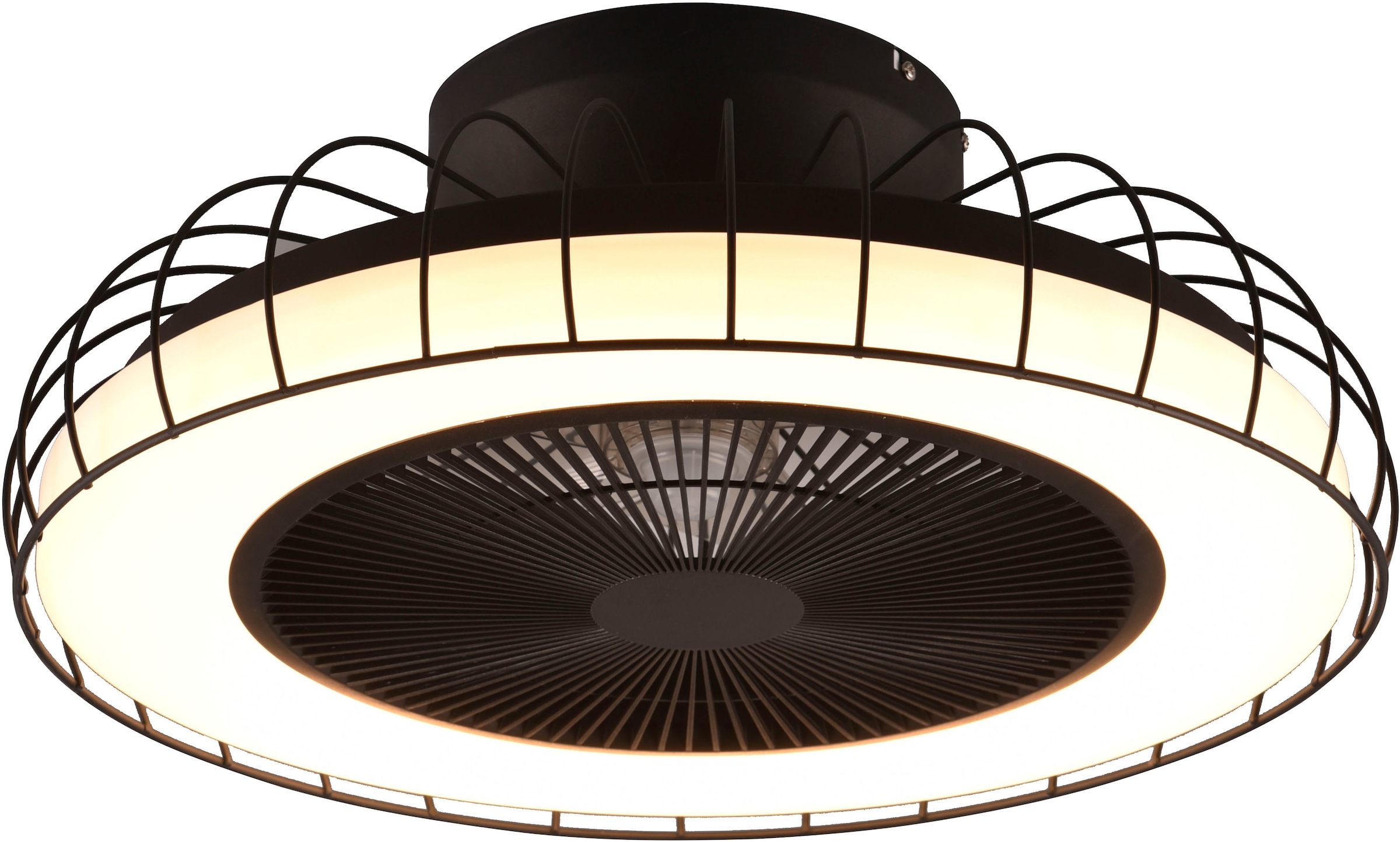 TRIO Leuchten LED Deckenleuchte »Sandfjord«, 1 flammig-flammig,  Deckenventilator mit 3 Stufen, WiZ Smart Home, Lichtfarbe einstellbar  bestellen | BAUR
