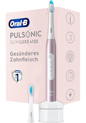 Oral B Schallzahnbürste »Pulsonic Slim Luxe 4100«, 2 St. Aufsteckbürsten kaufen
