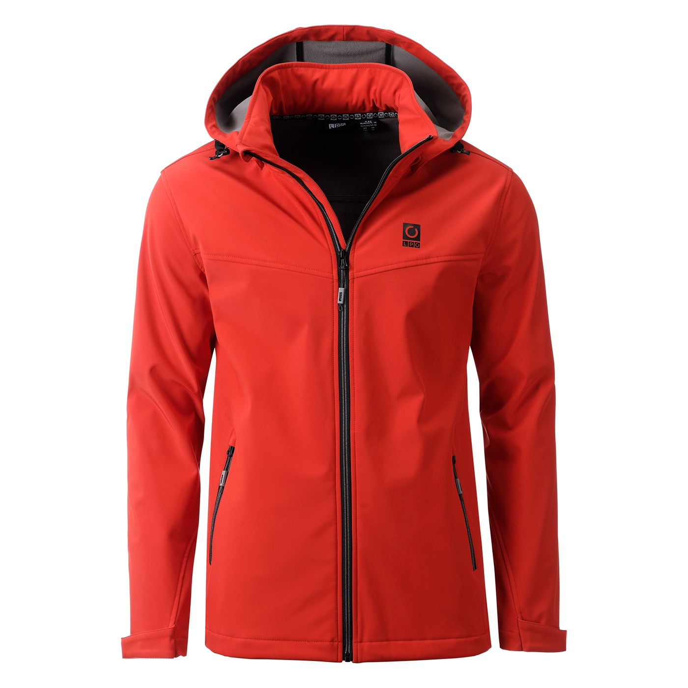 LPO Softshelljacke "Softshelljacke Melvin" mit Kapuze abnehmbare, verstellbare Kapuze