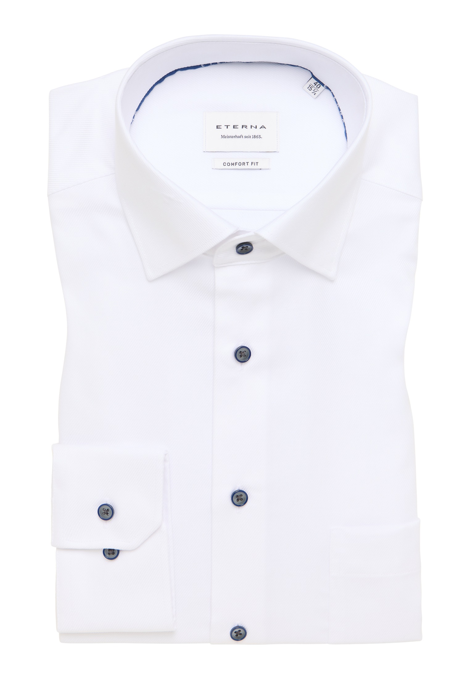Eterna Langarmhemd »COMFORT FIT«, NON IRON (bügelfrei)