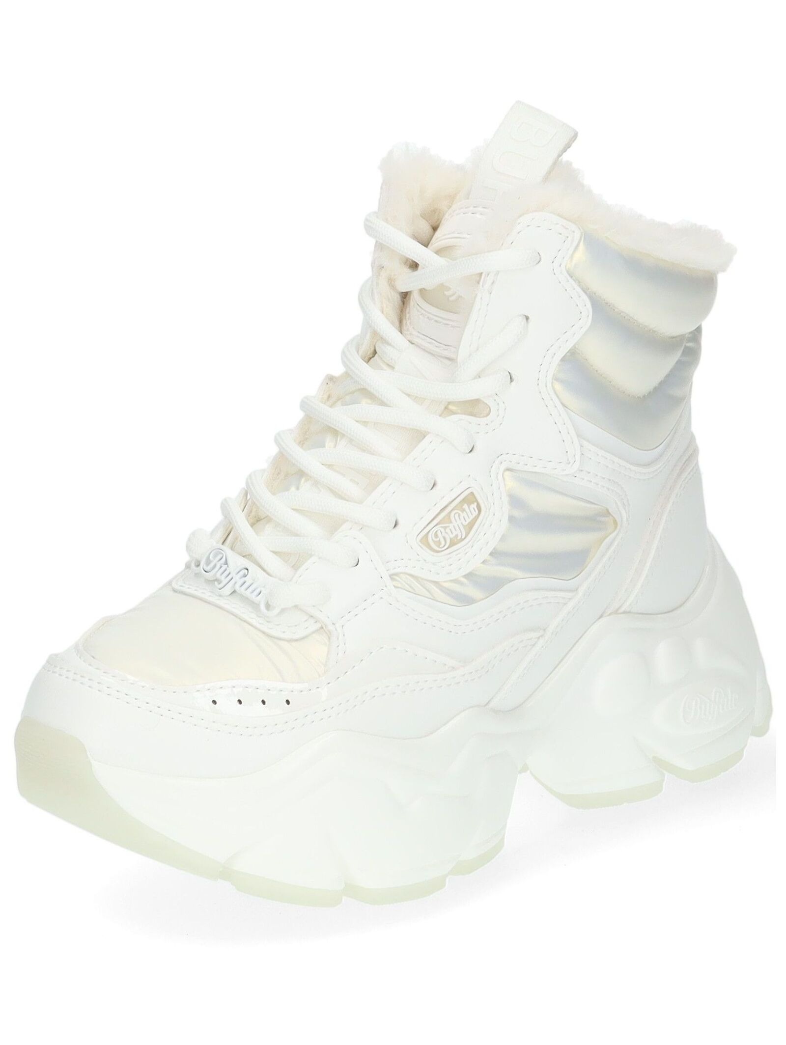 Buffalo Schnürstiefelette "Buffalo Stiefelette Lederimitat/Textil" günstig online kaufen