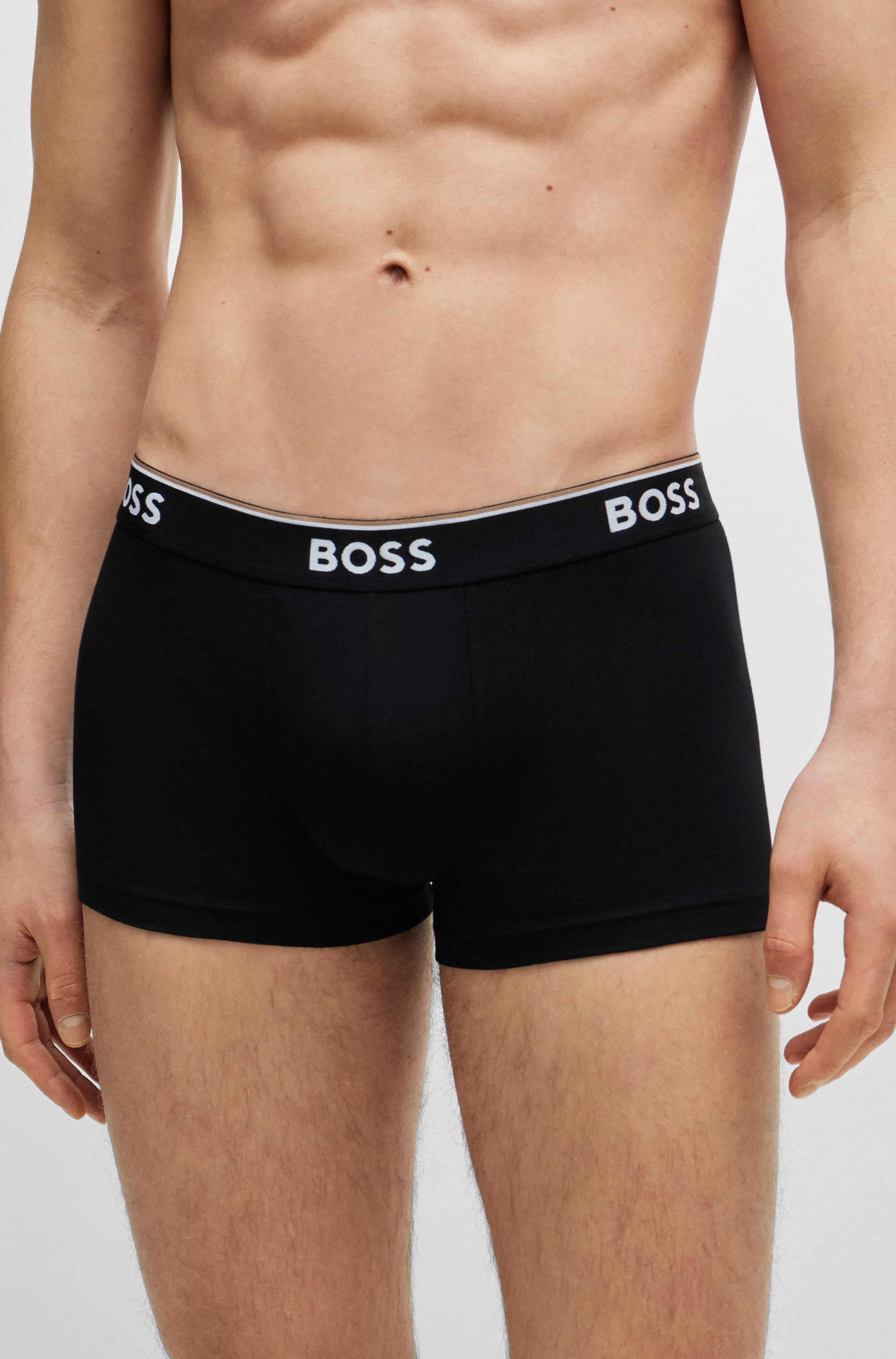 BOSS Boxer "TRUNK 3 PACK" 3 Stk. BOSS Schriftzug auf dem Bund günstig online kaufen