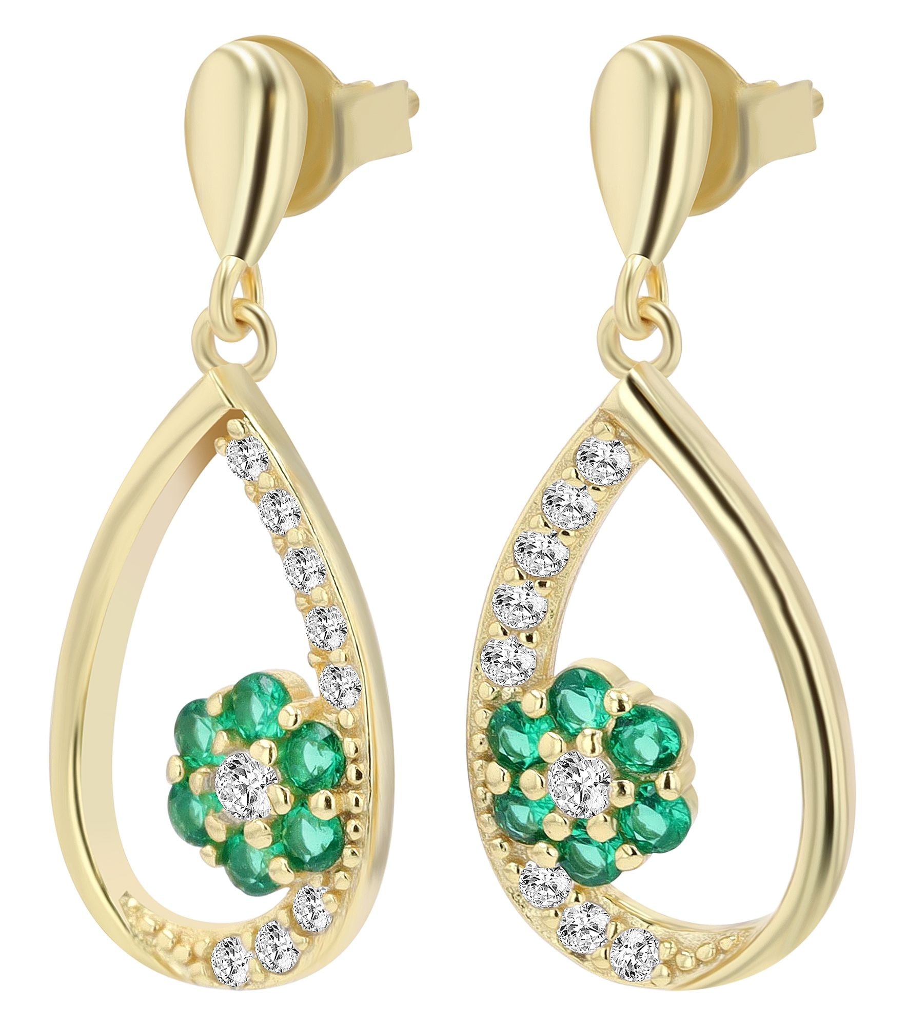 Adelia´s Paar Ohrhänger »Damen Ohrringe – Ohrhänger aus 925 Silber mit Zirkonia« Perfekt als Geschenk für besondere Menschen