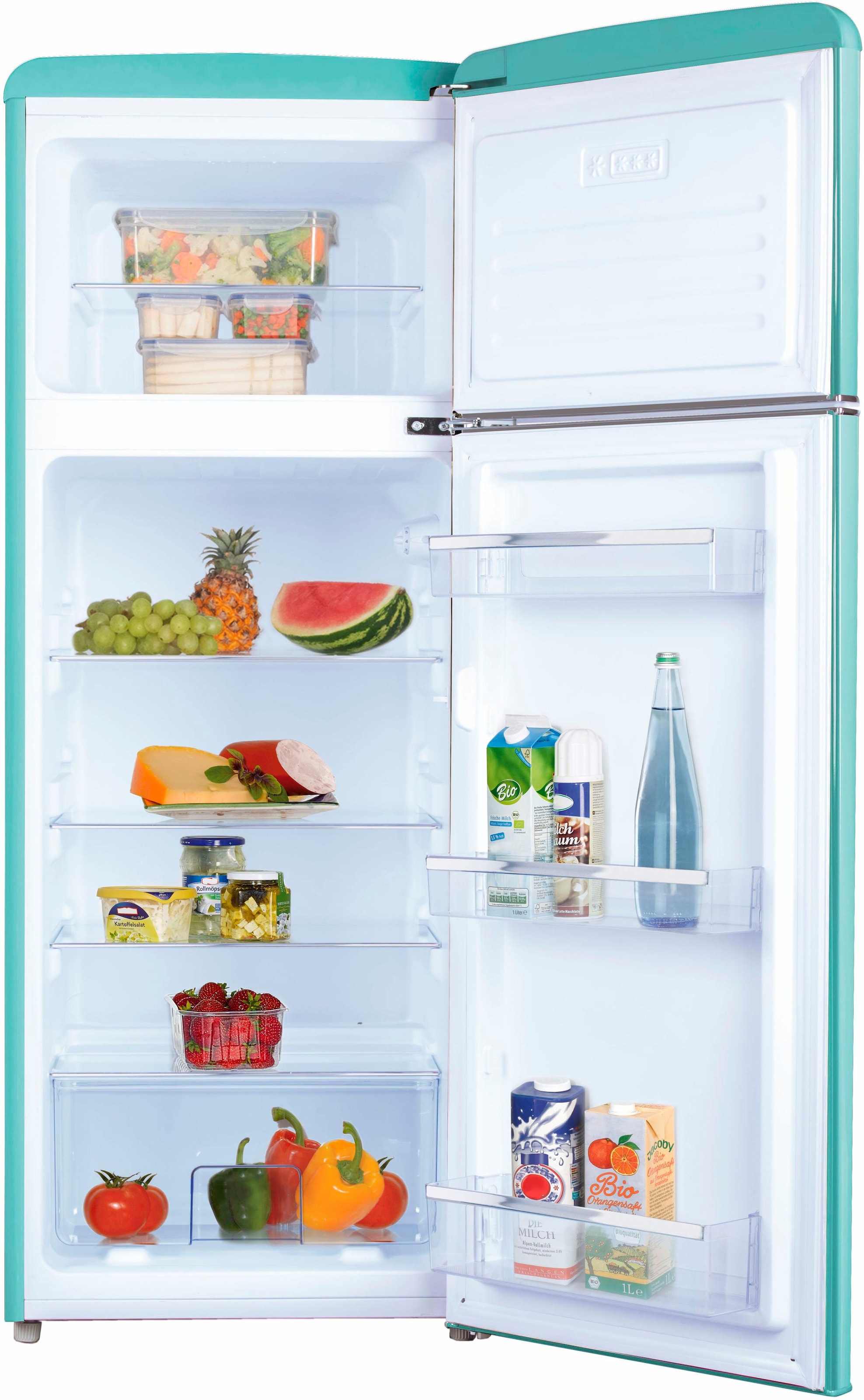 Amica Kühl-/Gefrierkombination »KGC1563 T« 144 cm hoch 55 cm breit