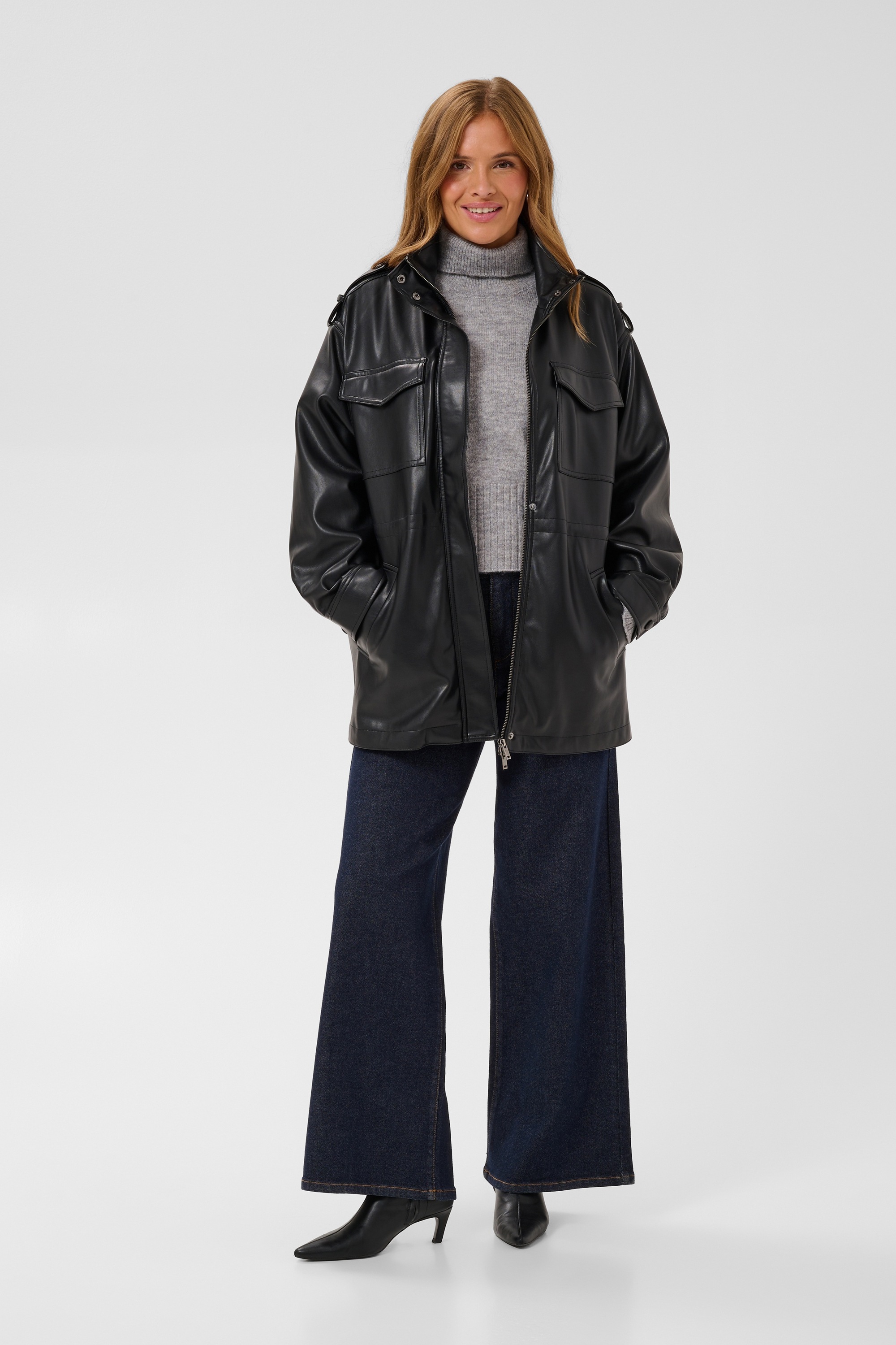 KAFFE Wintermantel »Damen Jacke KAlorina«