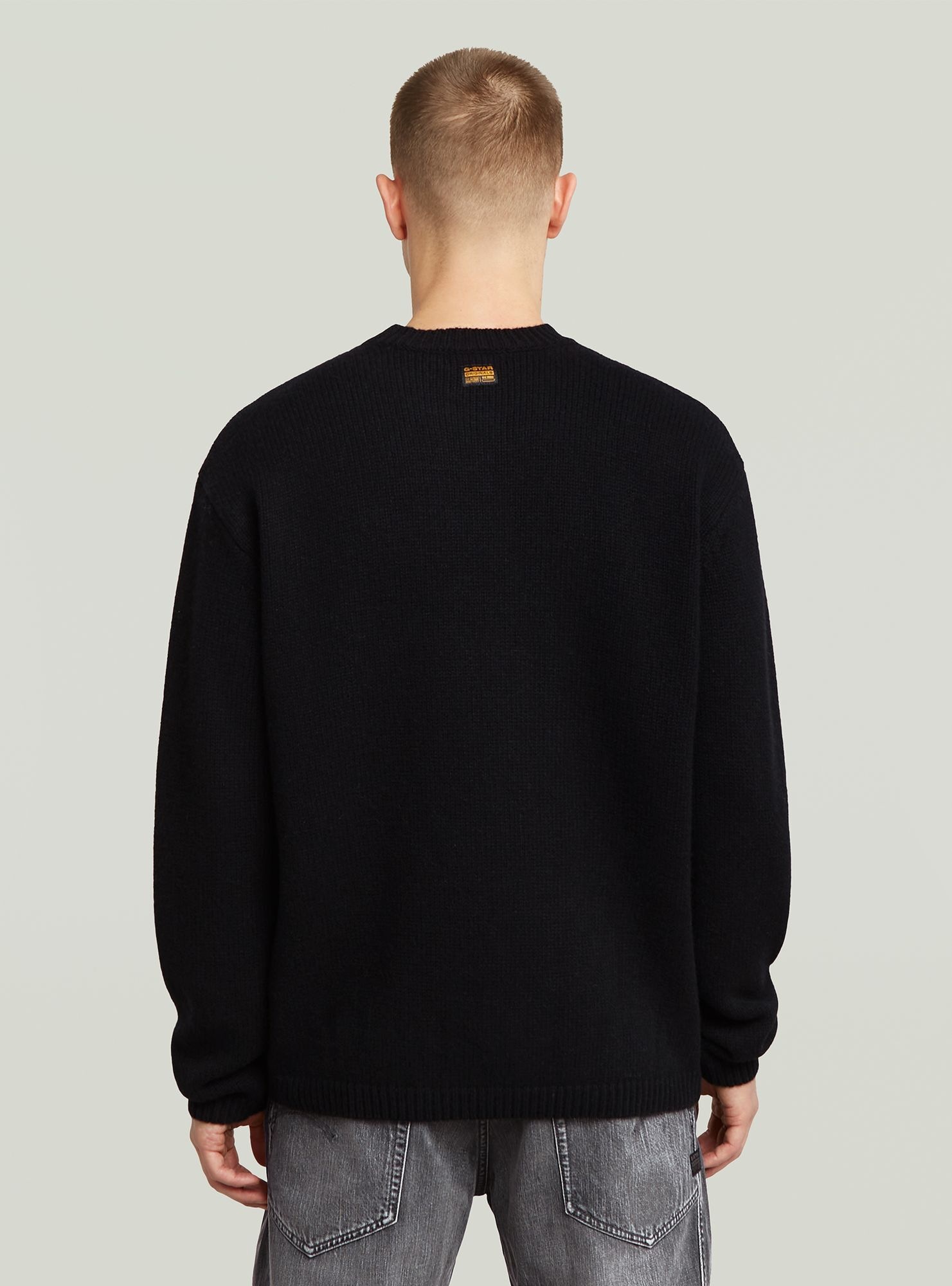 G-STAR Longpullover "G Logo Relaxed Knit Pullover" günstig online kaufen