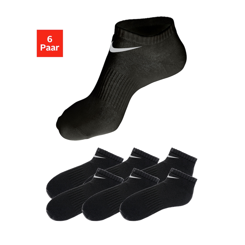 Nike Sneakersocken, (6 Paar), mit Mittelfußgummi