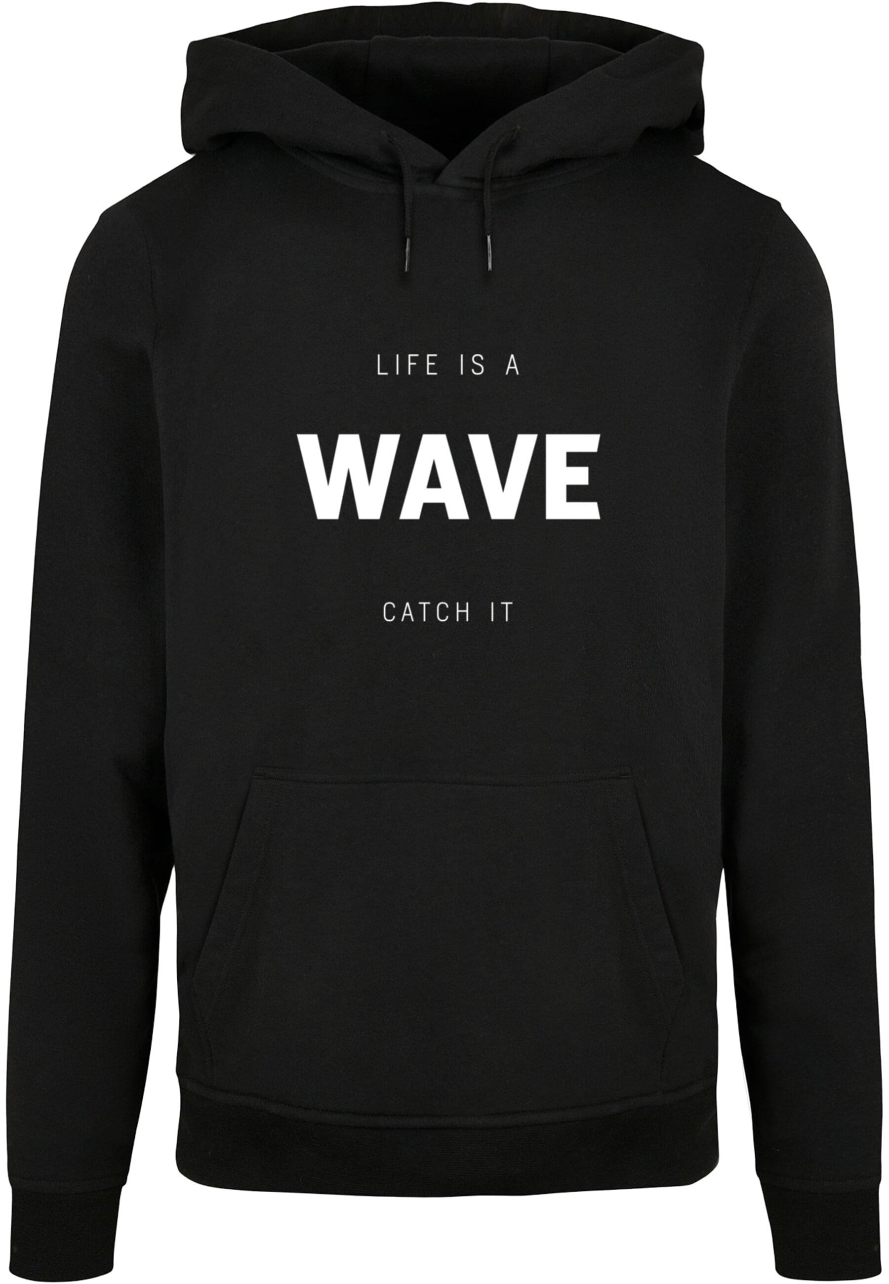 Merchcode Kapuzensweatshirt "Merchcode Herren Summer - Life is a wave Basic Hoody"