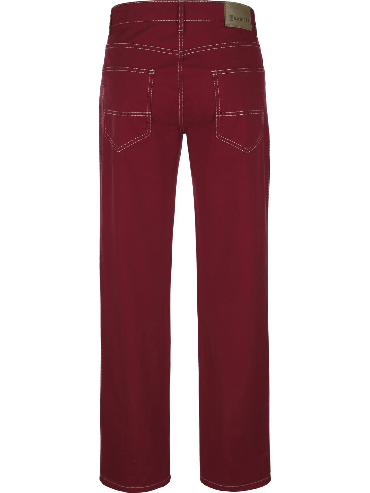 5-Pocket-Hose BABISTA "Hose VESTASTIL", Herren, Gr. 60, N-Gr, rot, Obermaterial: 98% Baumwolle CO. 2% Elasthan EL., Hosen 5-Pocket-Hose 3