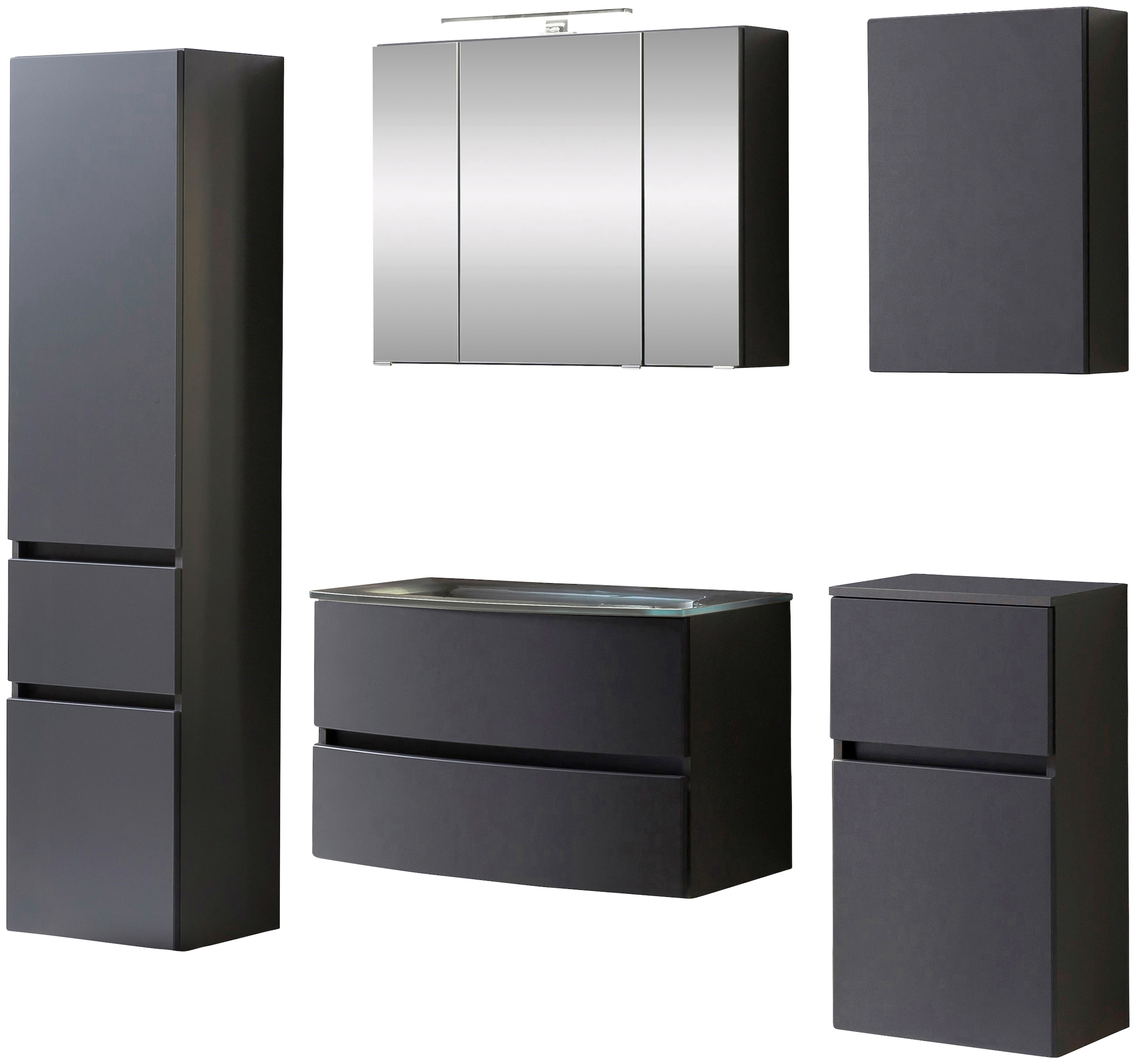 welltime Badezimmer-Set "Kaunas" Set, 5 Stk. tlg. günstig online kaufen