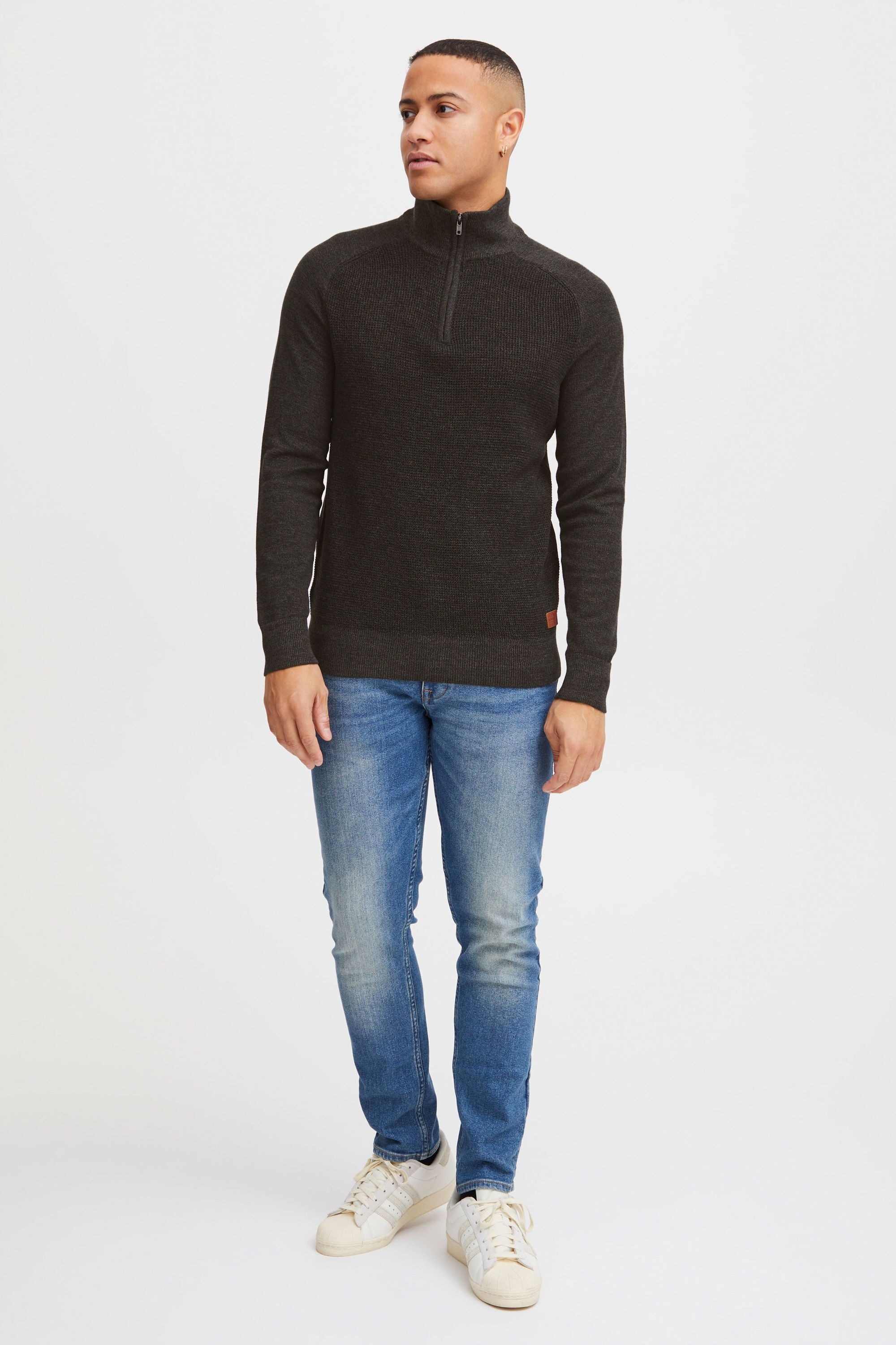 Thumbnail - Blend Troyer "BHGrandolf" Grobstrick-Troyer mit Stehkragen