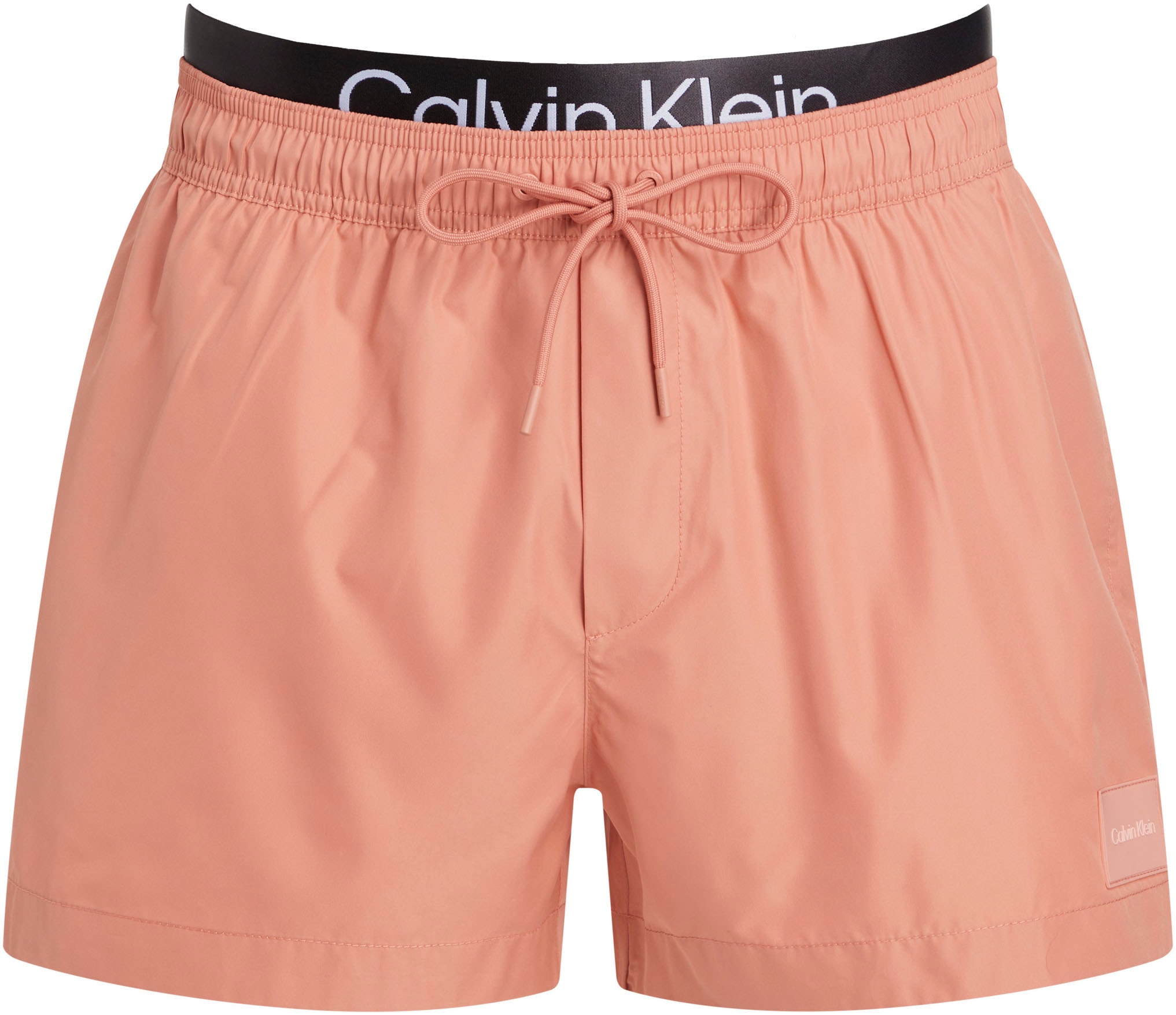 Calvin Klein Swimwear Badeshorts "SHORT DOUBLE WB", mit doppeltem Bund