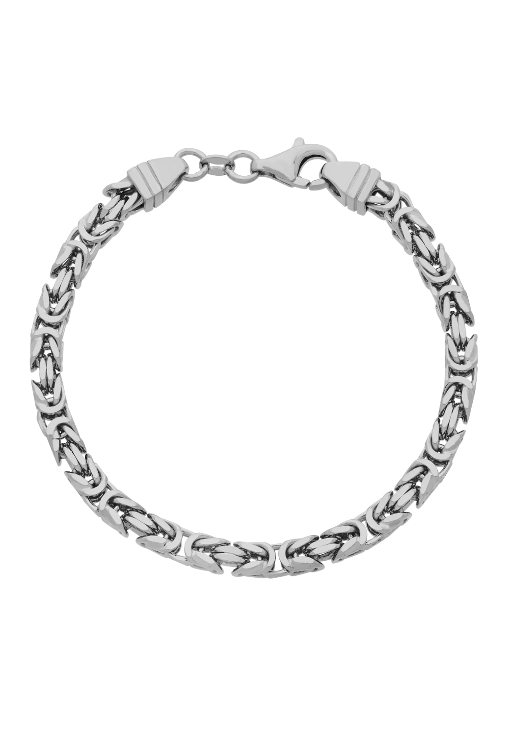 FIRETTI Damen Armband "Schmuck Geschenk Silber 925 Armschmuck Armband Königskette", 19, Silber 925 (Sterlingsilber), silber, Silber 925