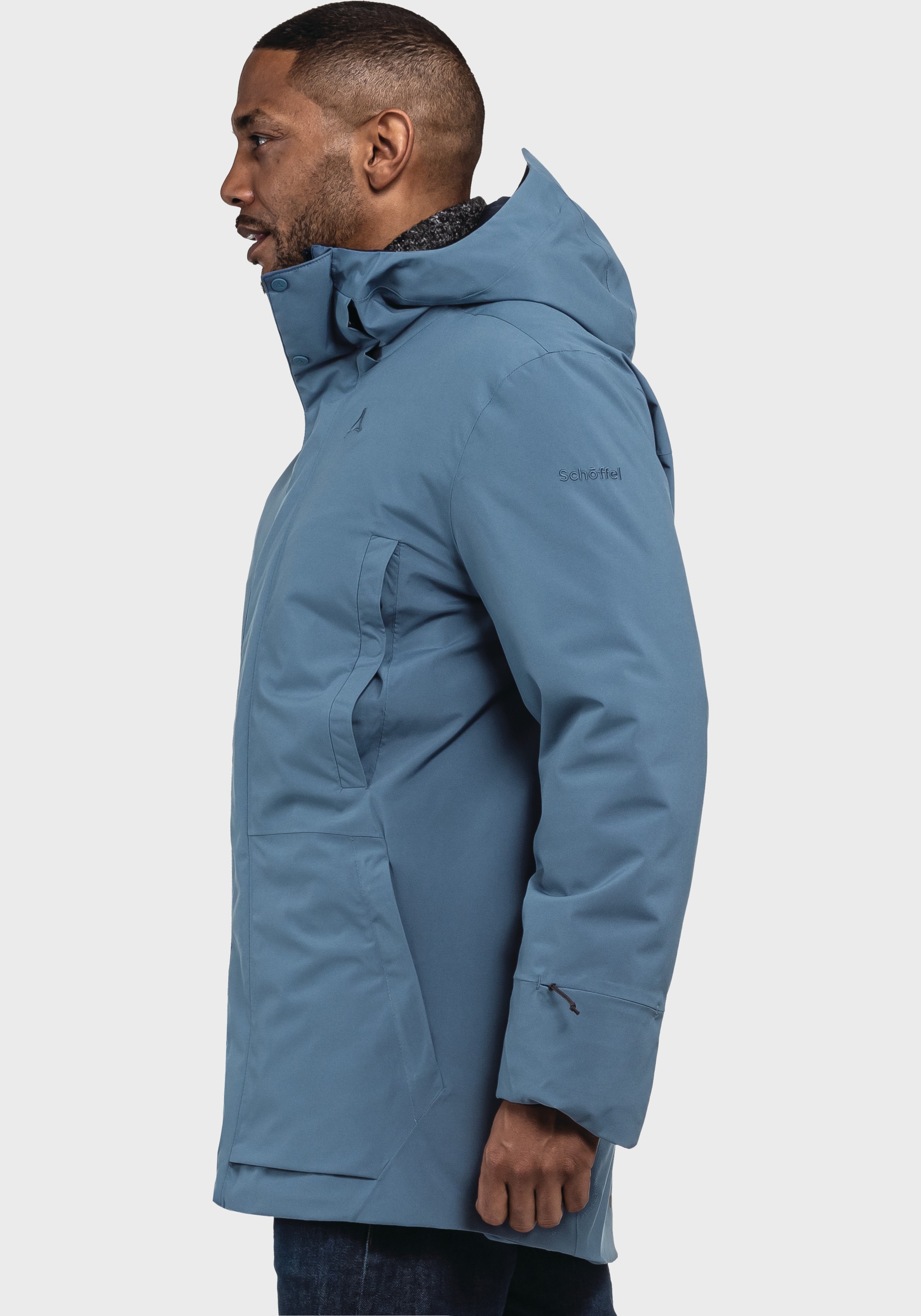 Schöffel Langjacke »Urban Ins Parka Style Crivat MNS«, mit Kapuze