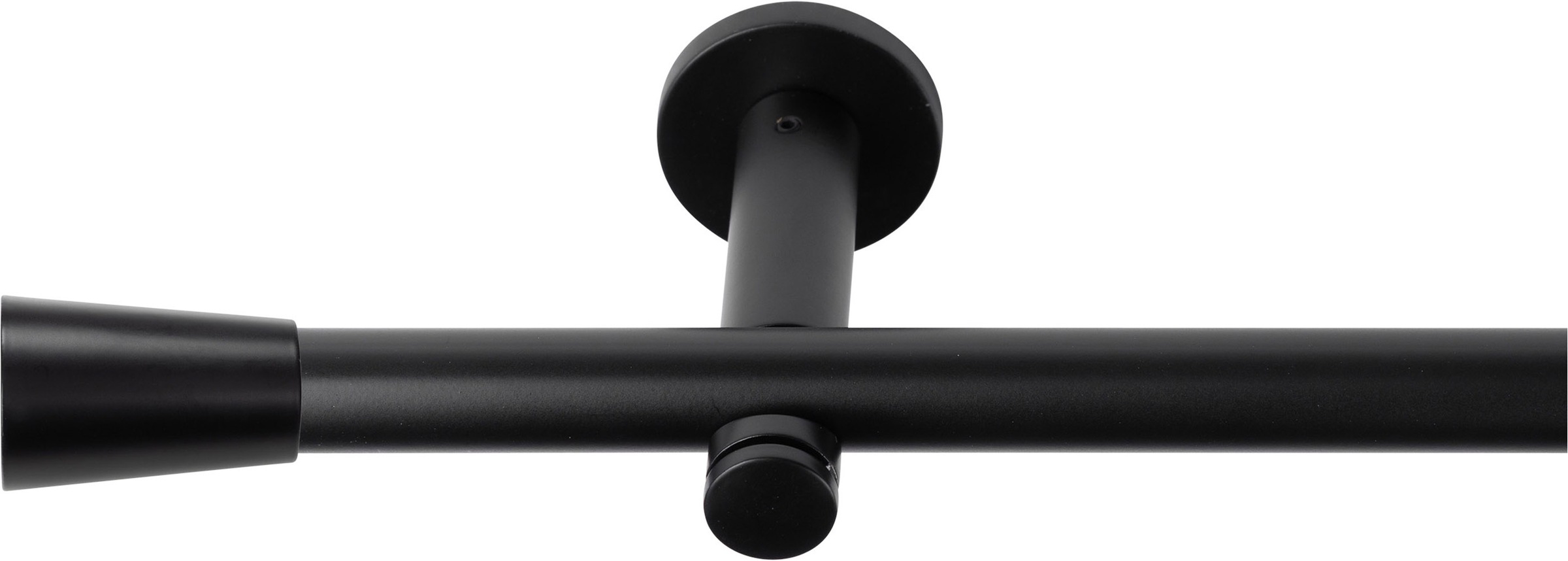 SN DECO GROUP Gardinenstange "Gardinenstange Nizza Ø 19 mm, 1-läufig, Fixmaß, verschraubt" Ø 19 mm Fixmaß;kürzbar