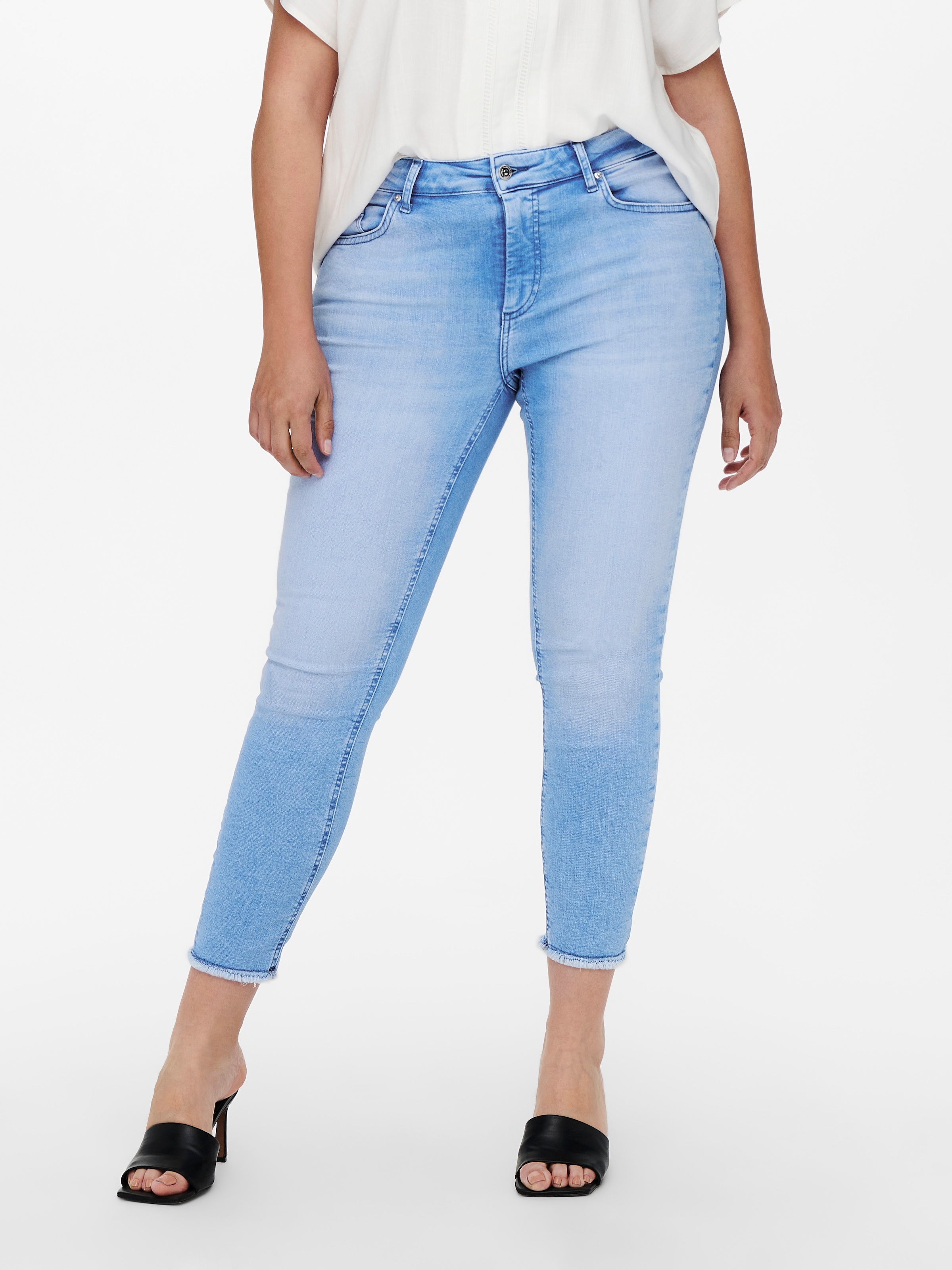 ONLY CARMAKOMA Skinny-fit-Jeans "CARWILLY REG SK ANK RW REA4348" günstig online kaufen