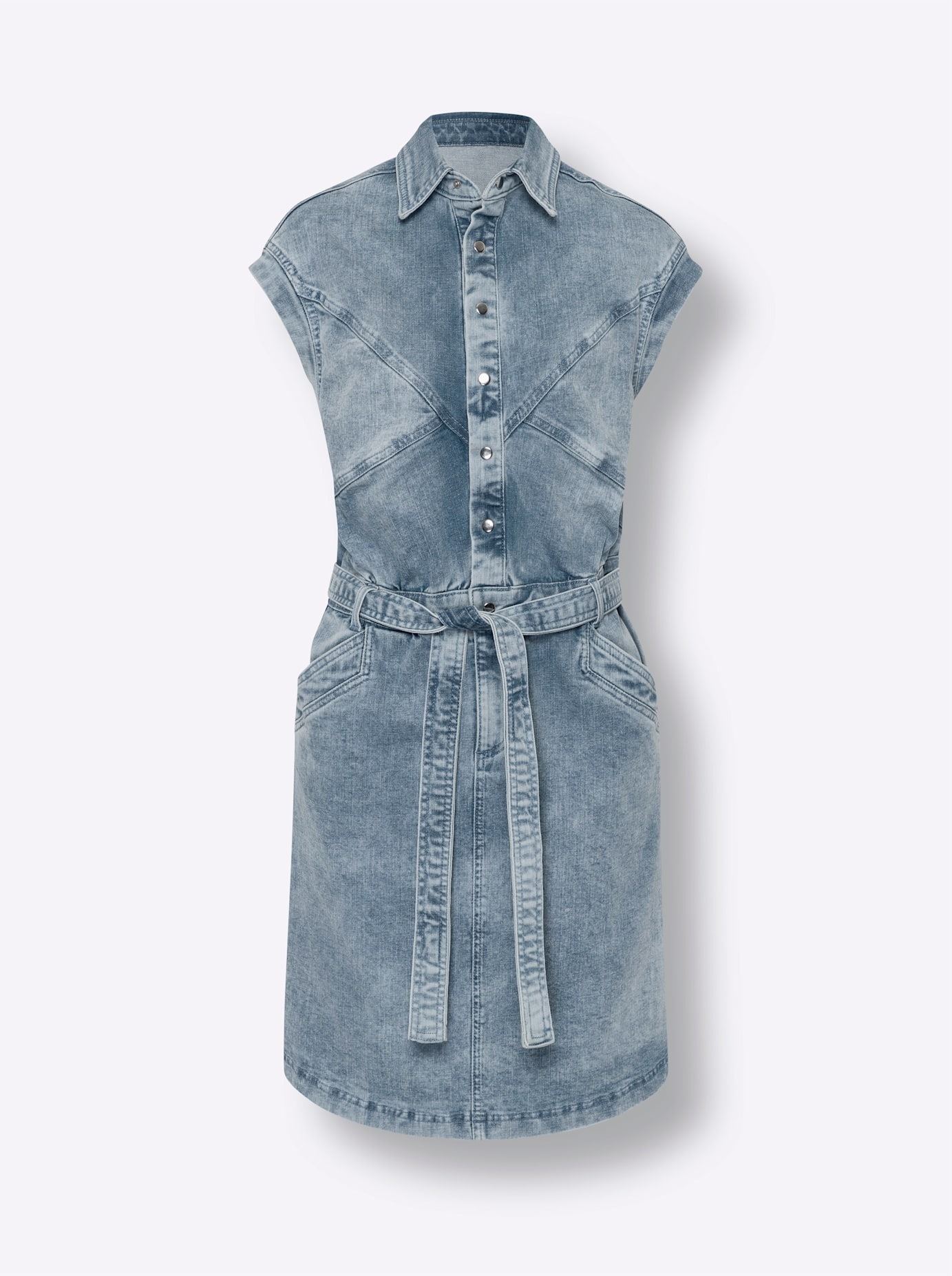Heine Jeans Dress Blue Size 40 3