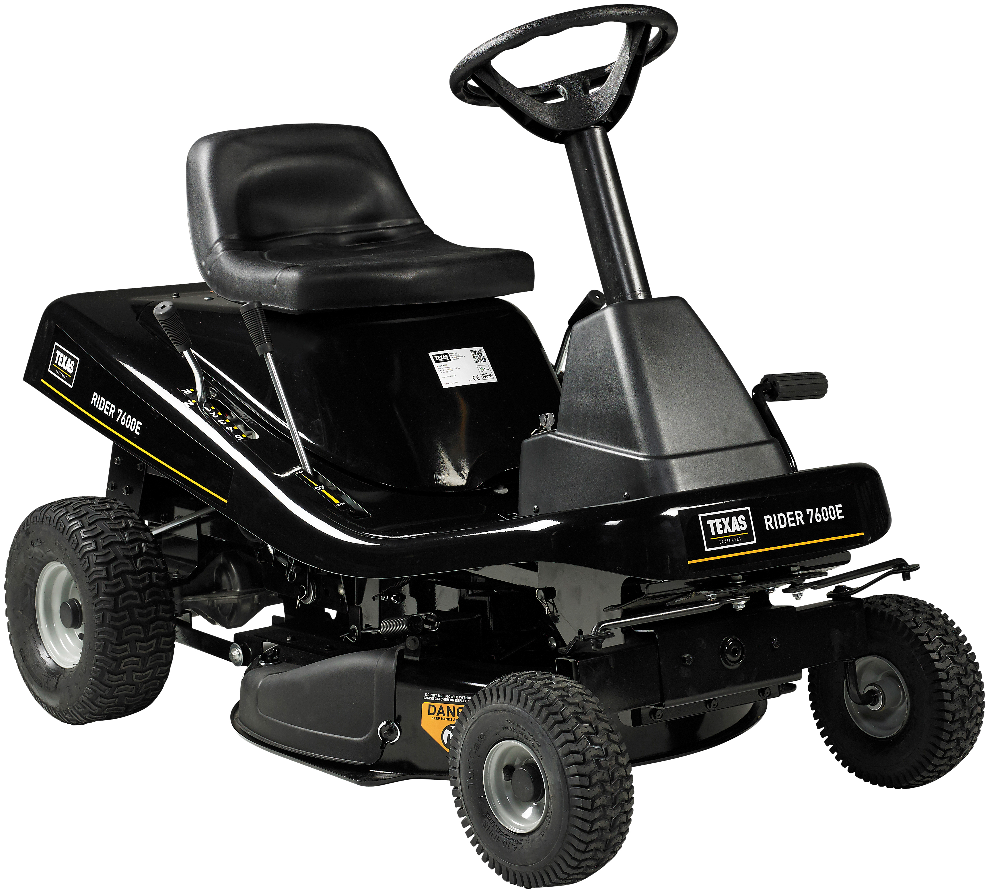 Rasentraktor »Rider 7600E 2in1«, 140 x 77 x 92 cm