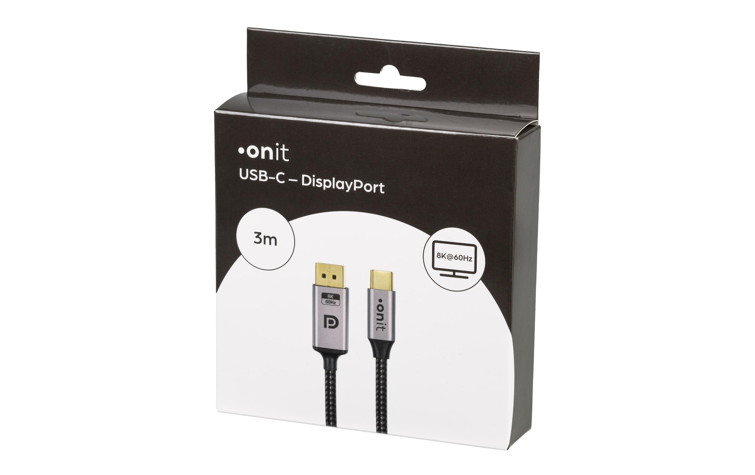 onit USB-Kabel »USB Type-C - DisplayPort, 3 m« 300 cm