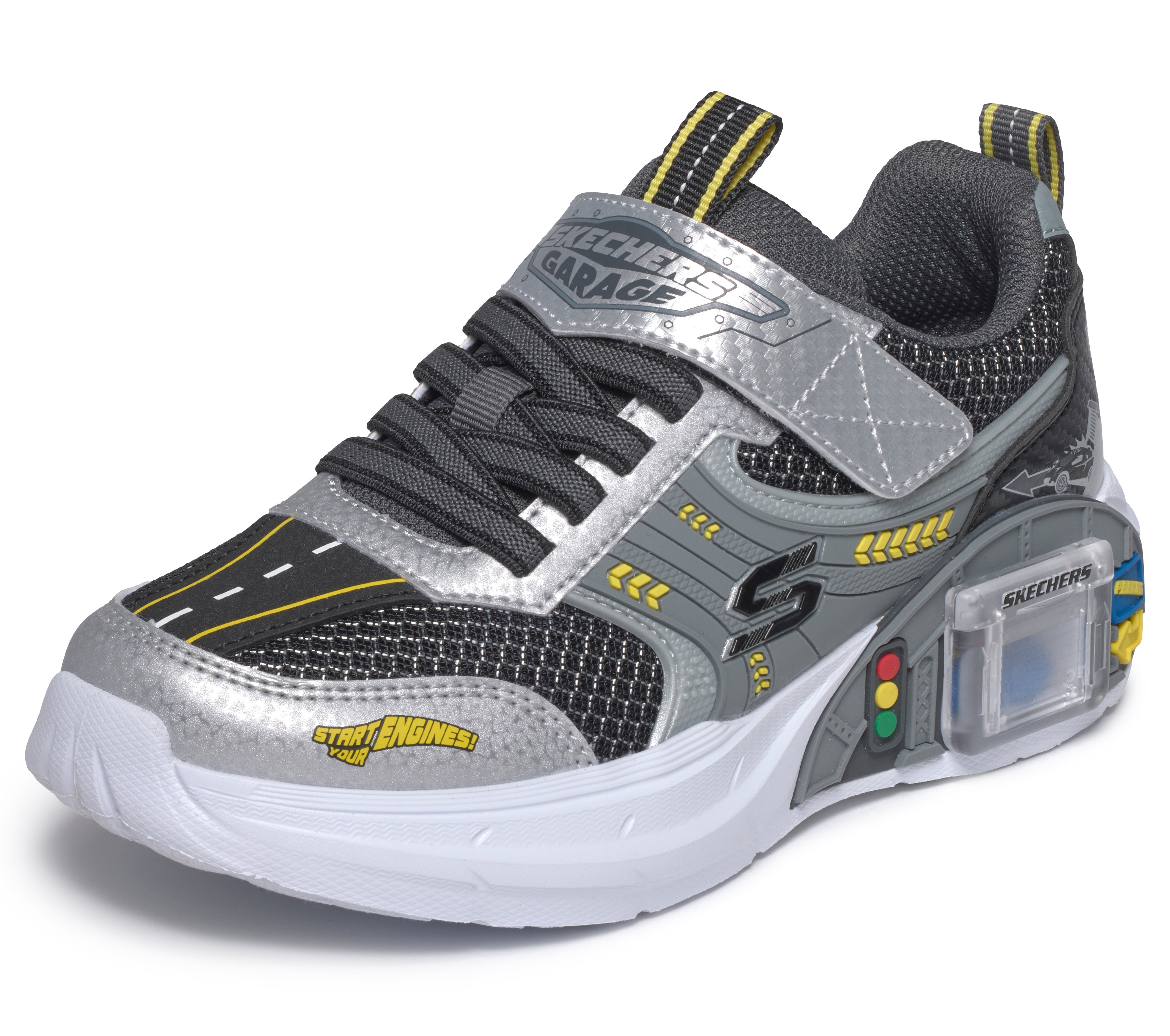 Skechers Sneaker "Compartment & Two Toy Cars" Kinderschuh Mit Integriertem Toy Car, Größenschablone Zum Download