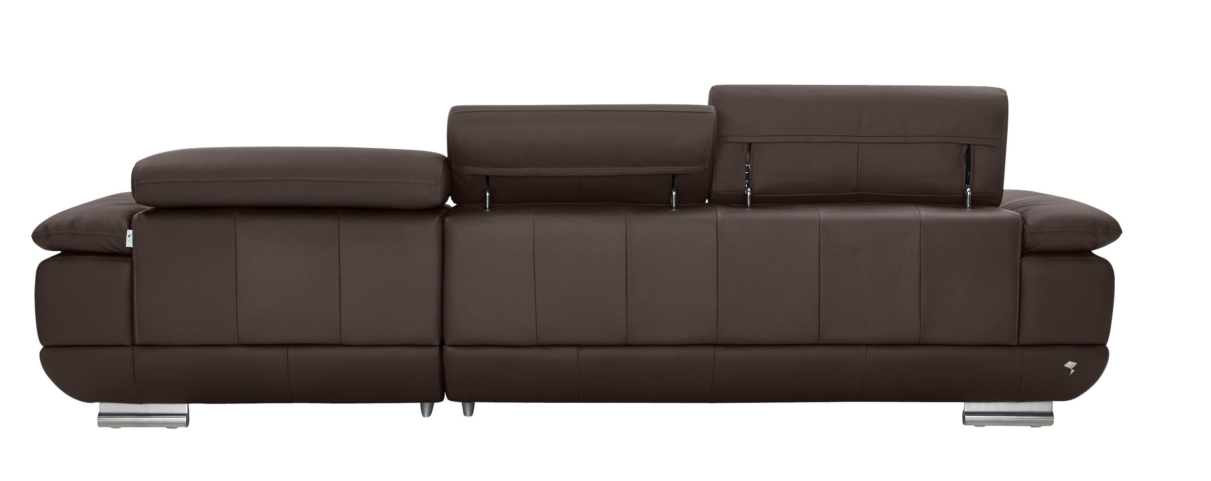 CALIA ITALIA Ecksofa »Magic, ein italienisches Sofa zum Träumen, erstklassiger Sitzkomfort«, mit verstellbaren Kopfteilen, in 2 Lederqualitäten