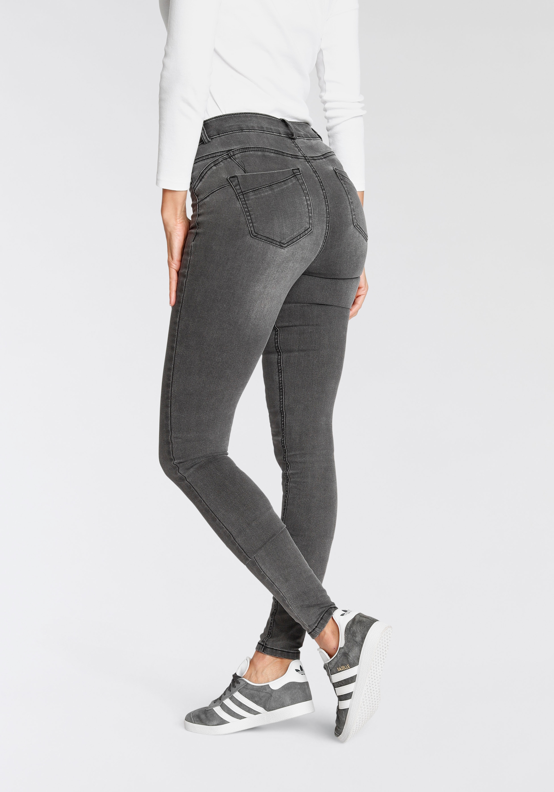 Arizona Skinny-fit-Jeans "Ultra Stretch", skinny-fit, betonte Taille, shaping-Effekt, high Waist