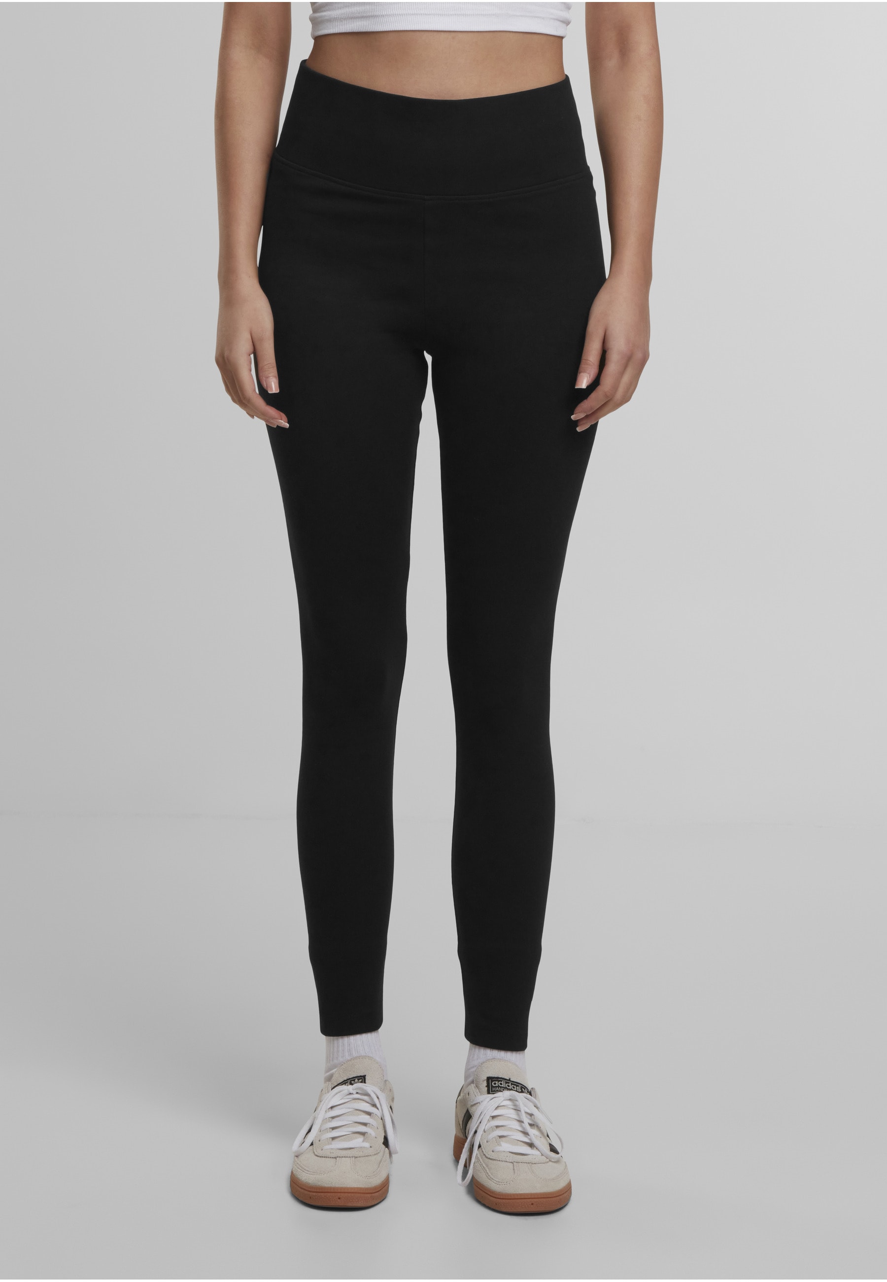 URBAN CLASSICS Leggings »Urban Classics Damen Ladies High Waist Jersey Leggings 2-Pack«