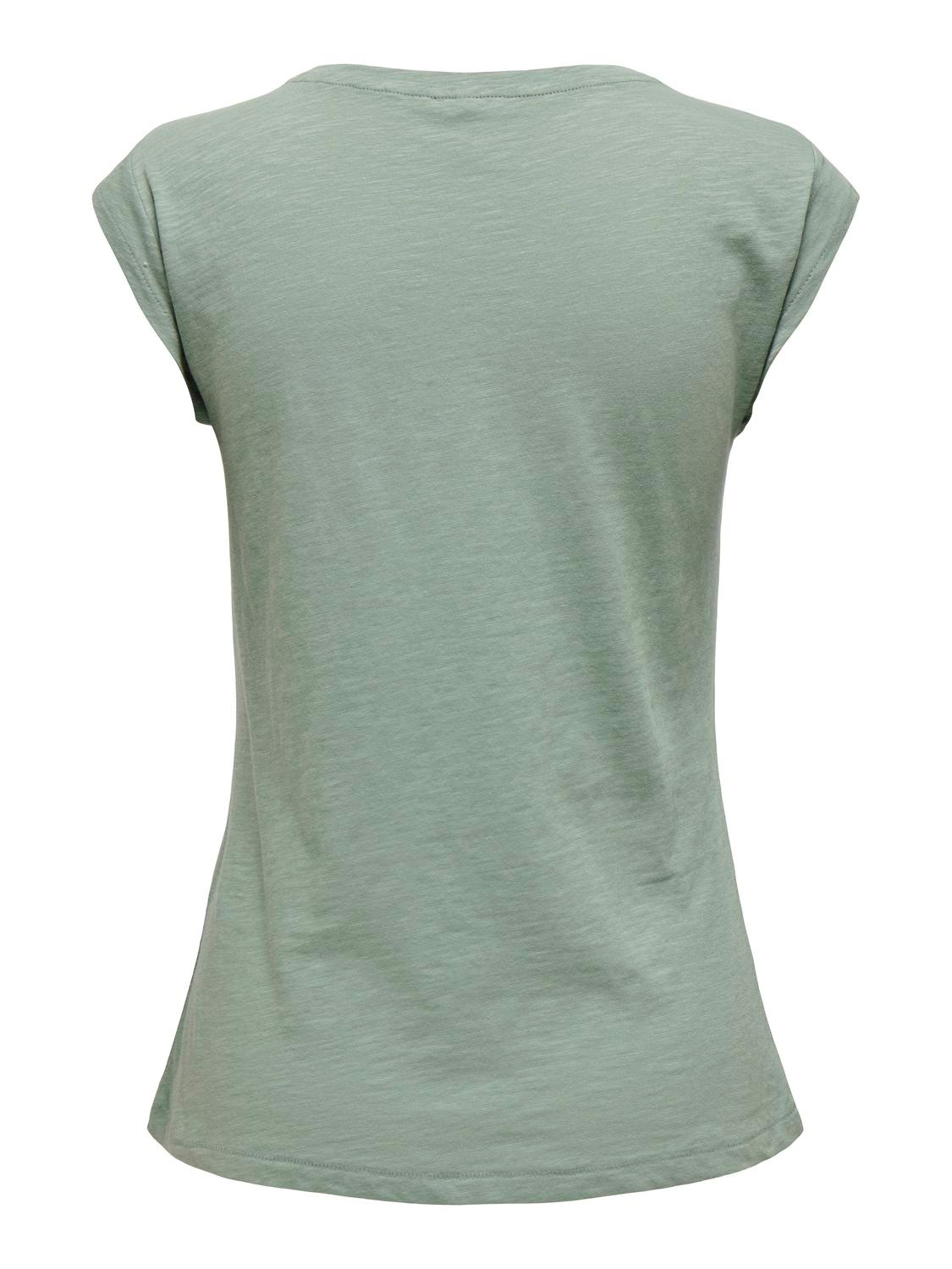 ONLY Kurzarmshirt »FEEL/FEATHERS TOP BOX CS JRS«