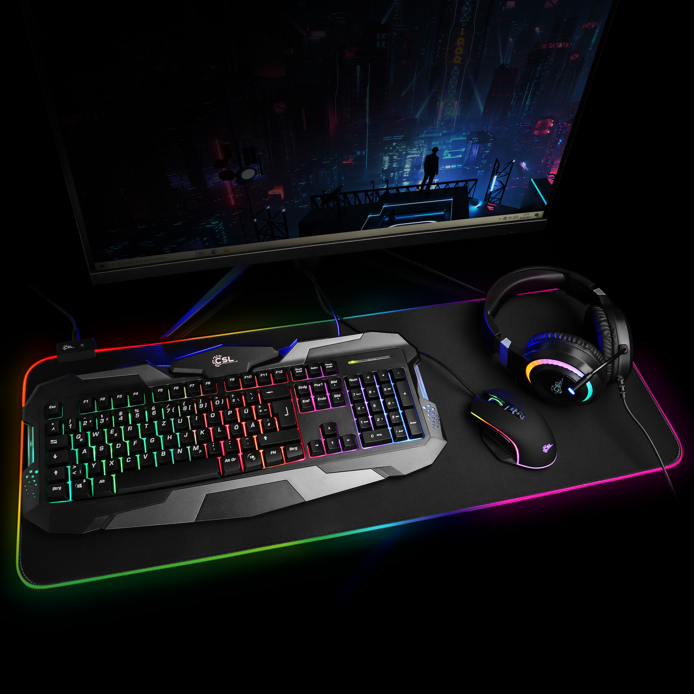 CSL Gaming-PC-Komplettsystem »RGB Edition V28719«