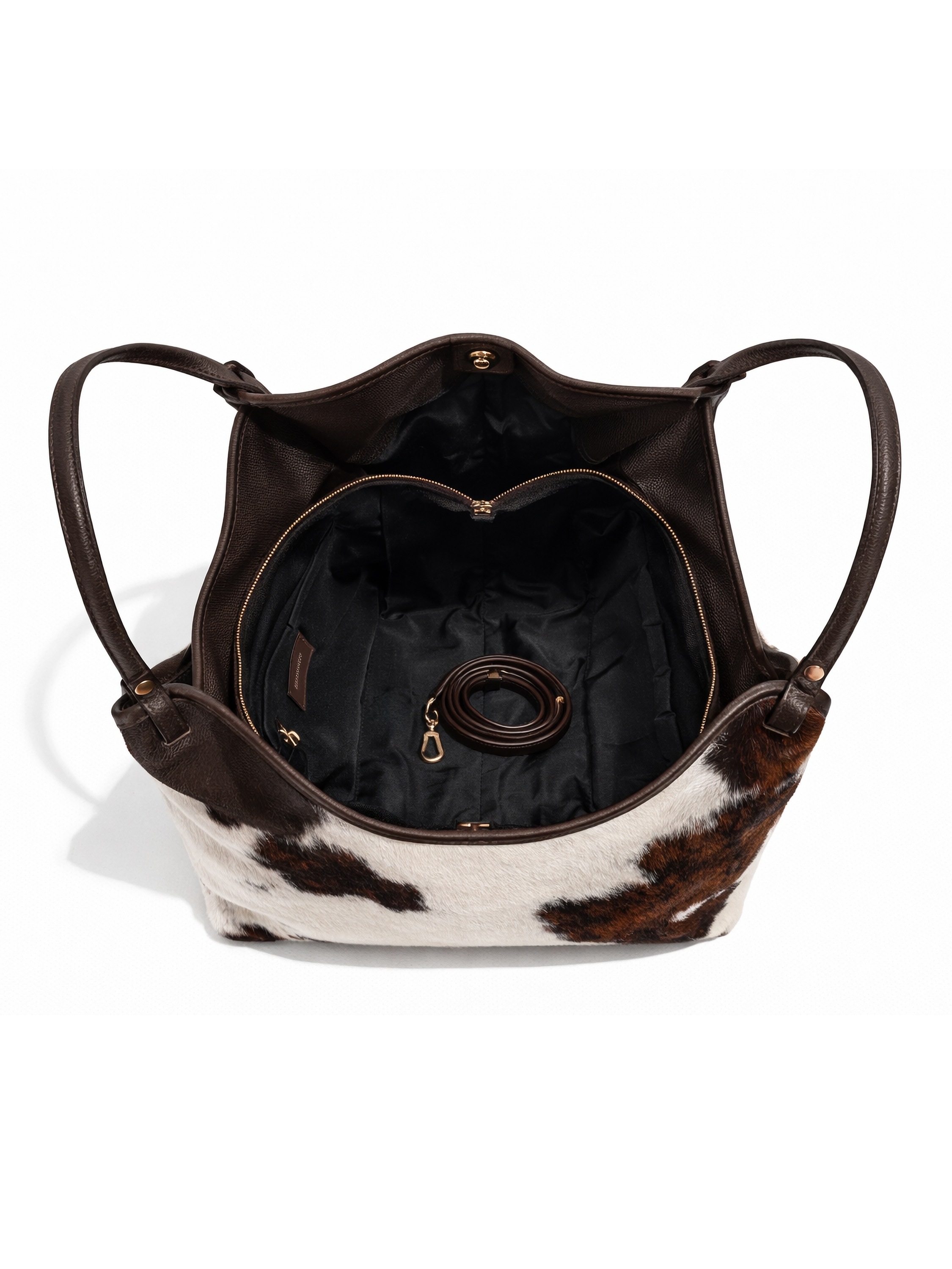 Allgäu Rebell Schultertasche »Muuh« aus echtem Leder, Made in Italy