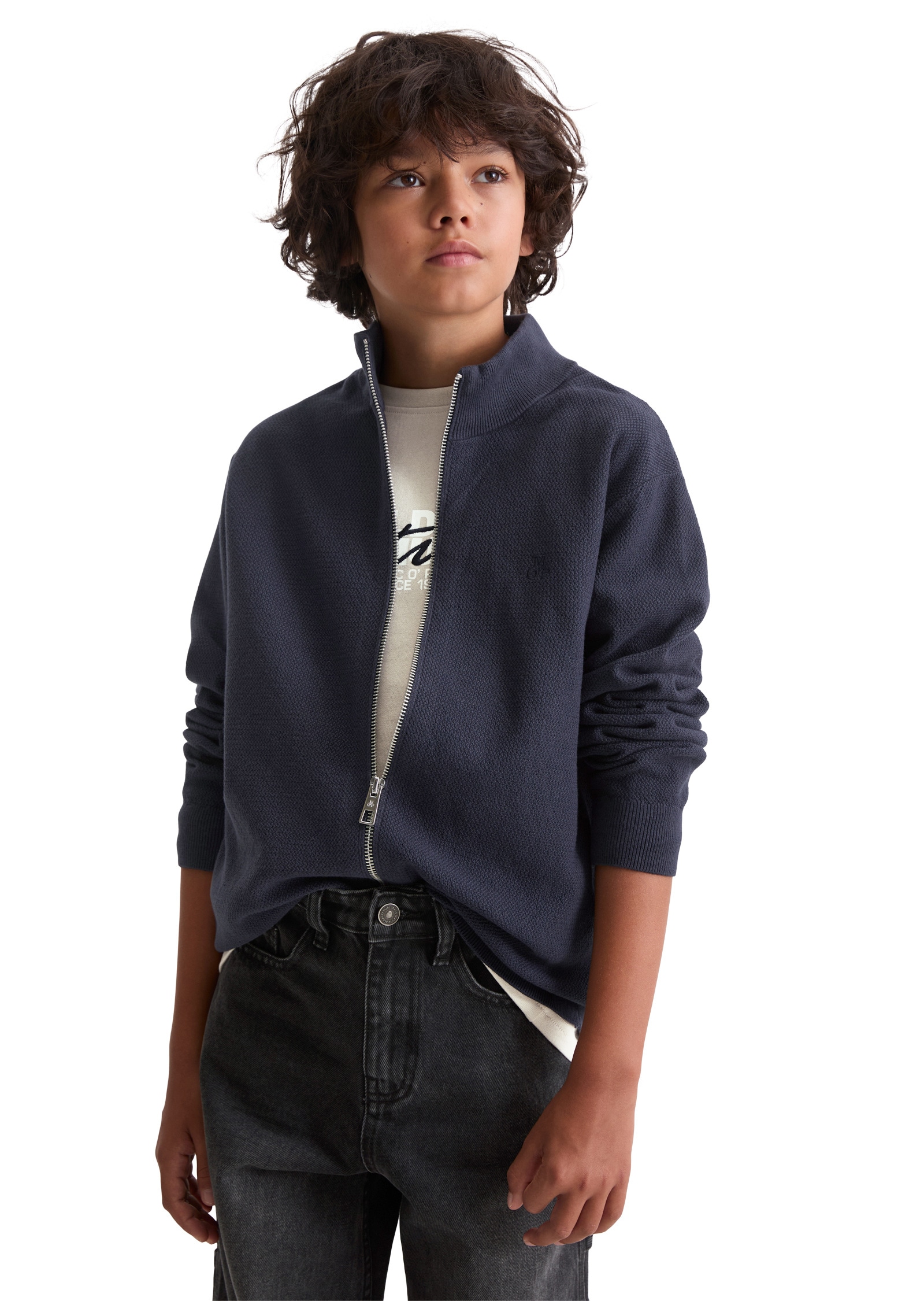 Marc O'Polo Cardigan »aus Bio-Baumwolle mit Struktur«