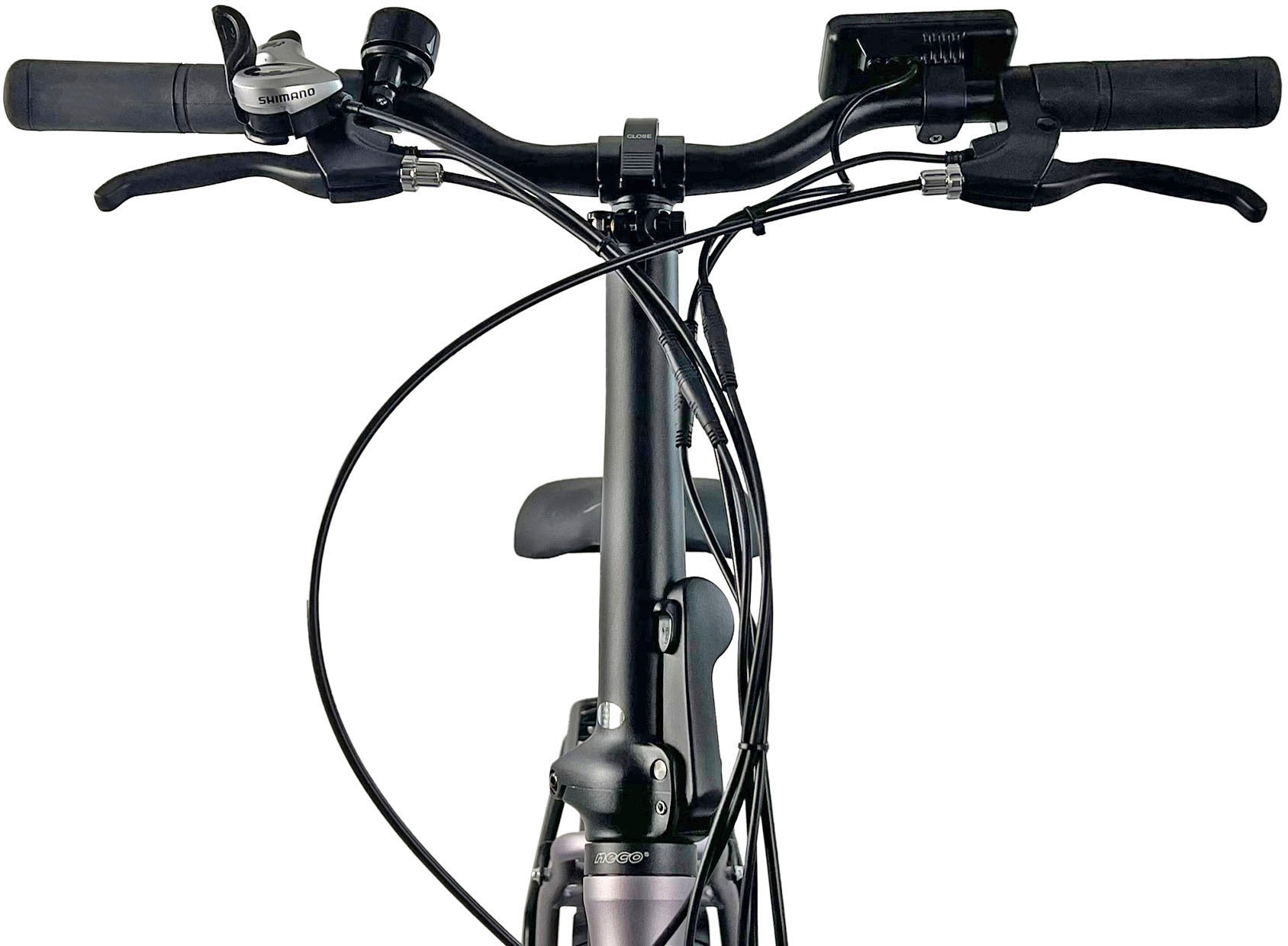 LLobe »Elektro Faltrad 20" Terrain grau« 7 Gang Shimano Tourney Schaltwerk Kettenschaltung Heckmotor 250 W
