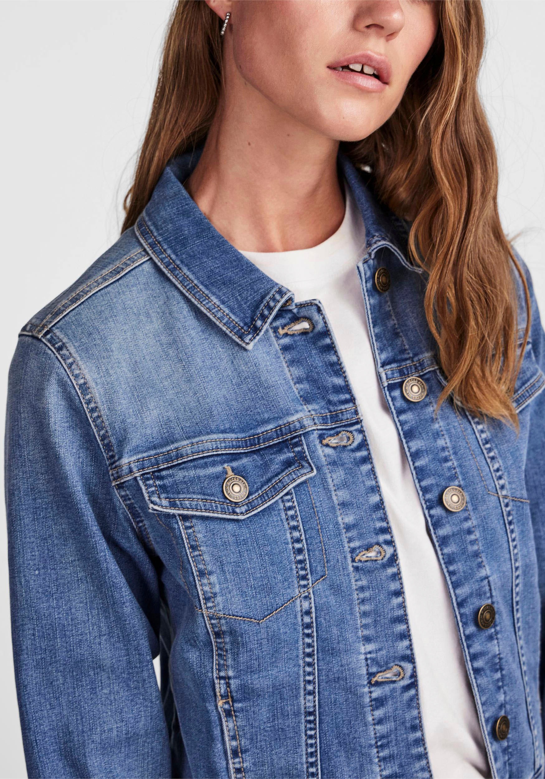 pieces Jeansjacke "PCOIA LS DNM JACKET MB NOOS BC" günstig online kaufen