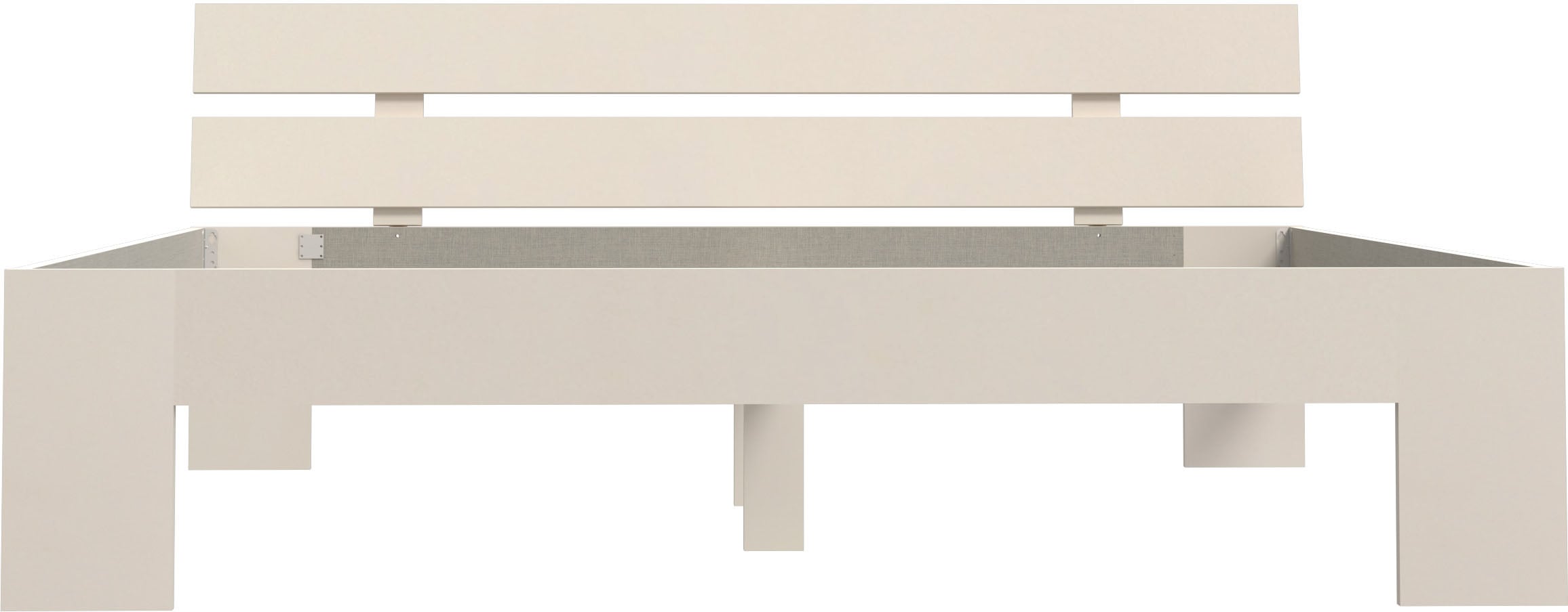 FORTE Bettgestell »Ingalil«, B/H/T 165,1/78/209,4 cm